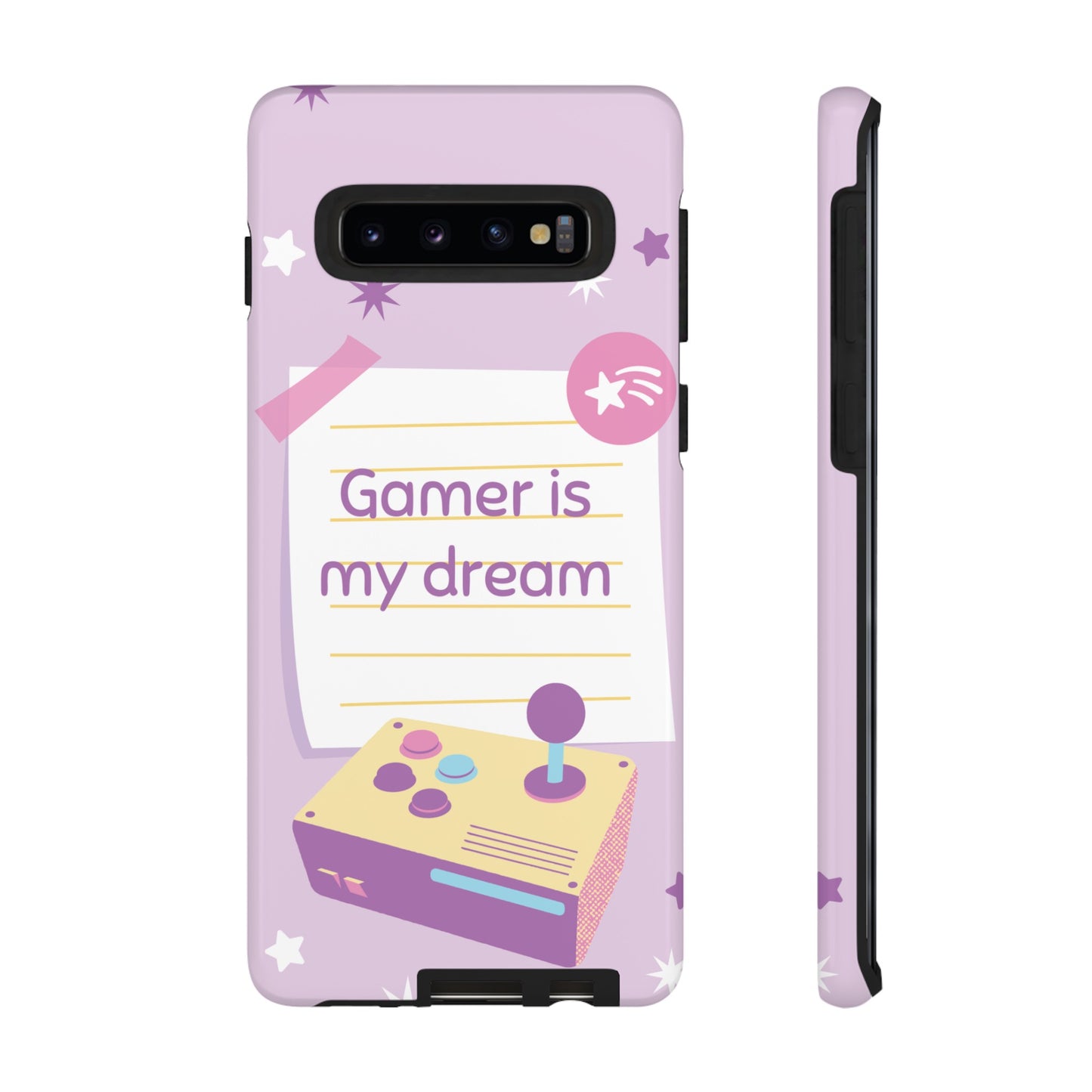 Gamer Is My Dream Job Wallpaper Phone Case | iPhone 15 Plus/ Pro, 14, 13, 12| Google Pixel 7, Pro, 5| Samsung Galaxy S23 All Major Phone Models