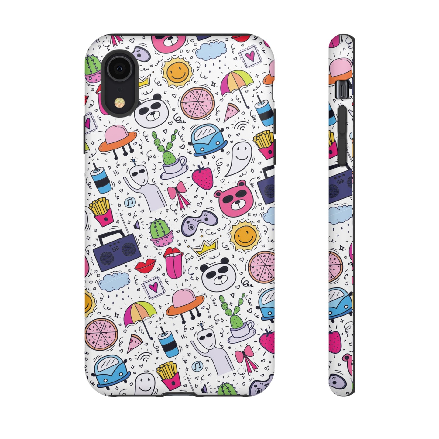 Cartoon Collage Phone Case | iPhone 15 Plus/ Pro, 14, 13, 12| Google Pixel 7, Pro, 5| Samsung Galaxy S23 All Major Phone Models