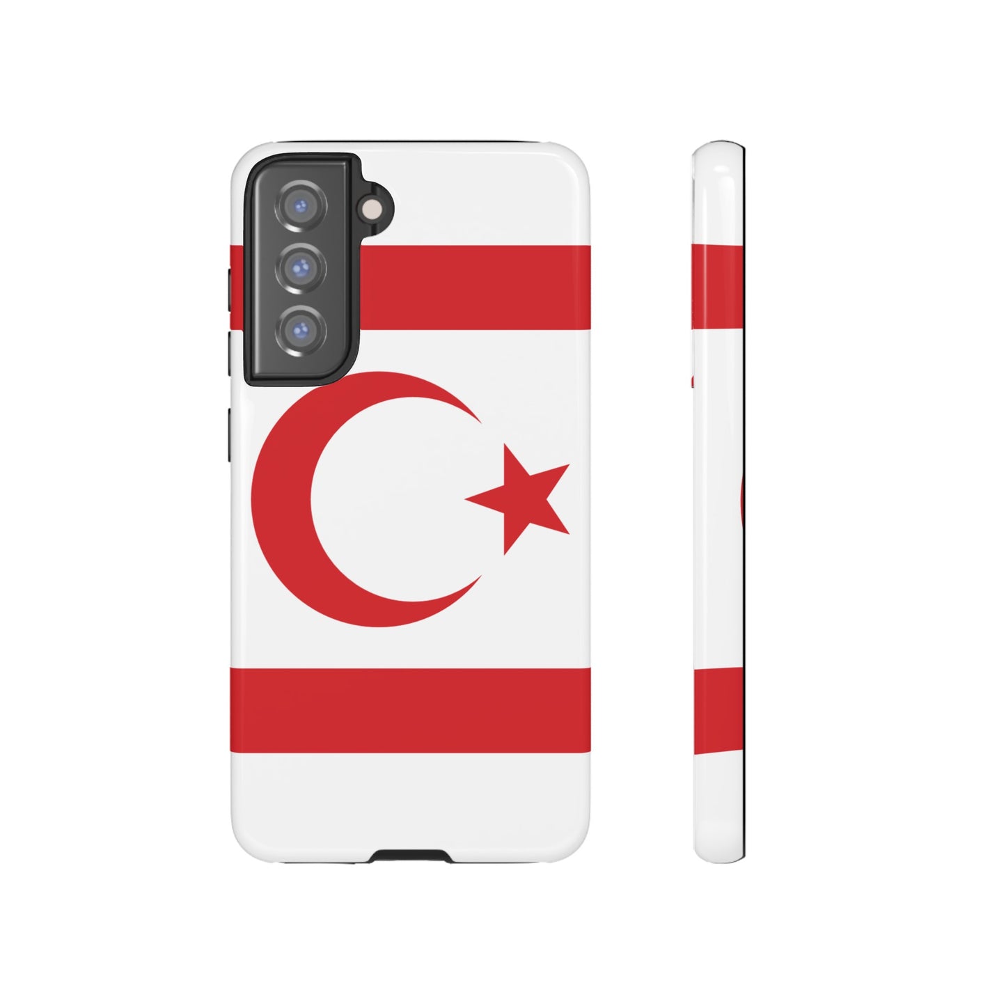 Northern Cyprus Flag Phone Case | iPhone 15 Plus/ Pro, 14, 13, 12| Google Pixel 7, Pro, 5| Samsung Galaxy S23 All Major Phone Models