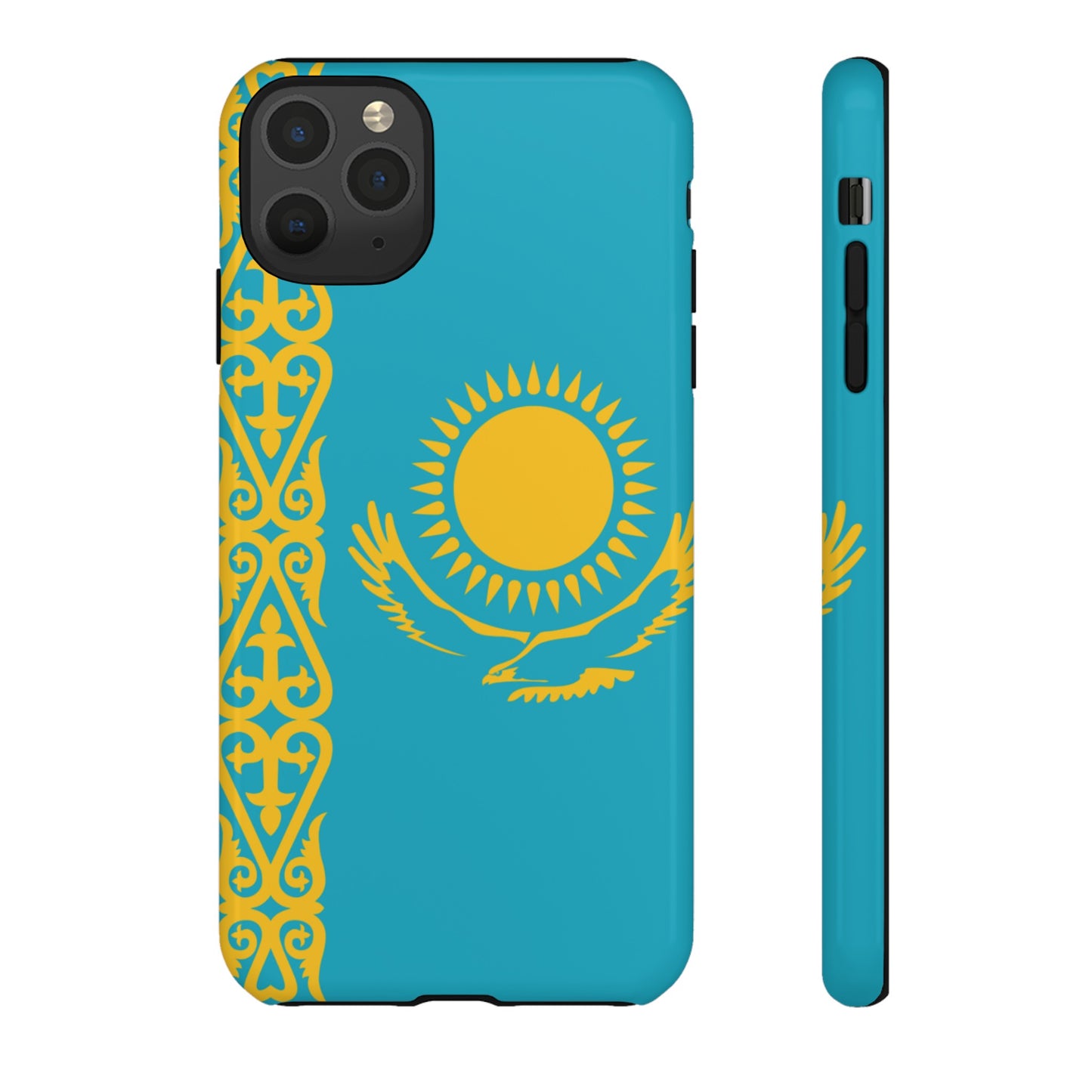 Kazakhstan Flag Phone Case | iPhone 15 Plus/ Pro, 14, 13, 12| Google Pixel 7, Pro, 5| Samsung Galaxy S23 All Major Phone Models