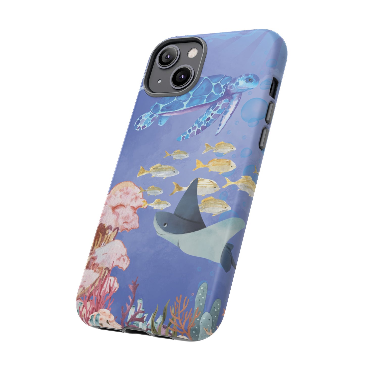 Underwater Scene Wallpaper Phone Case | iPhone 15 Plus/ Pro, 14, 13, 12| Google Pixel 7, Pro, 5| Samsung Galaxy S23 All Major Phone Models