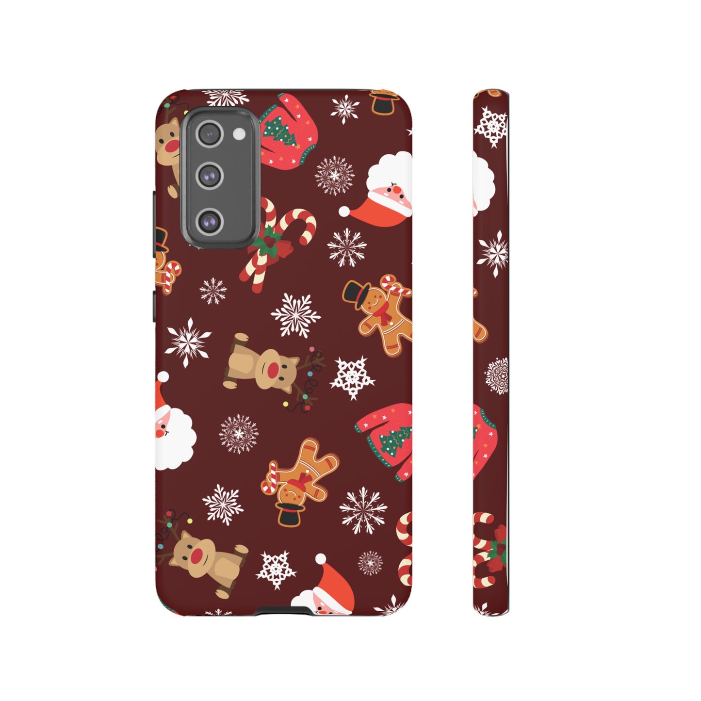 Festive Christmas Wallpaper Phone Case | iPhone 15 Plus/ Pro, 14, 13, 12| Google Pixel 7, Pro, 5| Samsung Galaxy S23 All Major Phone Models