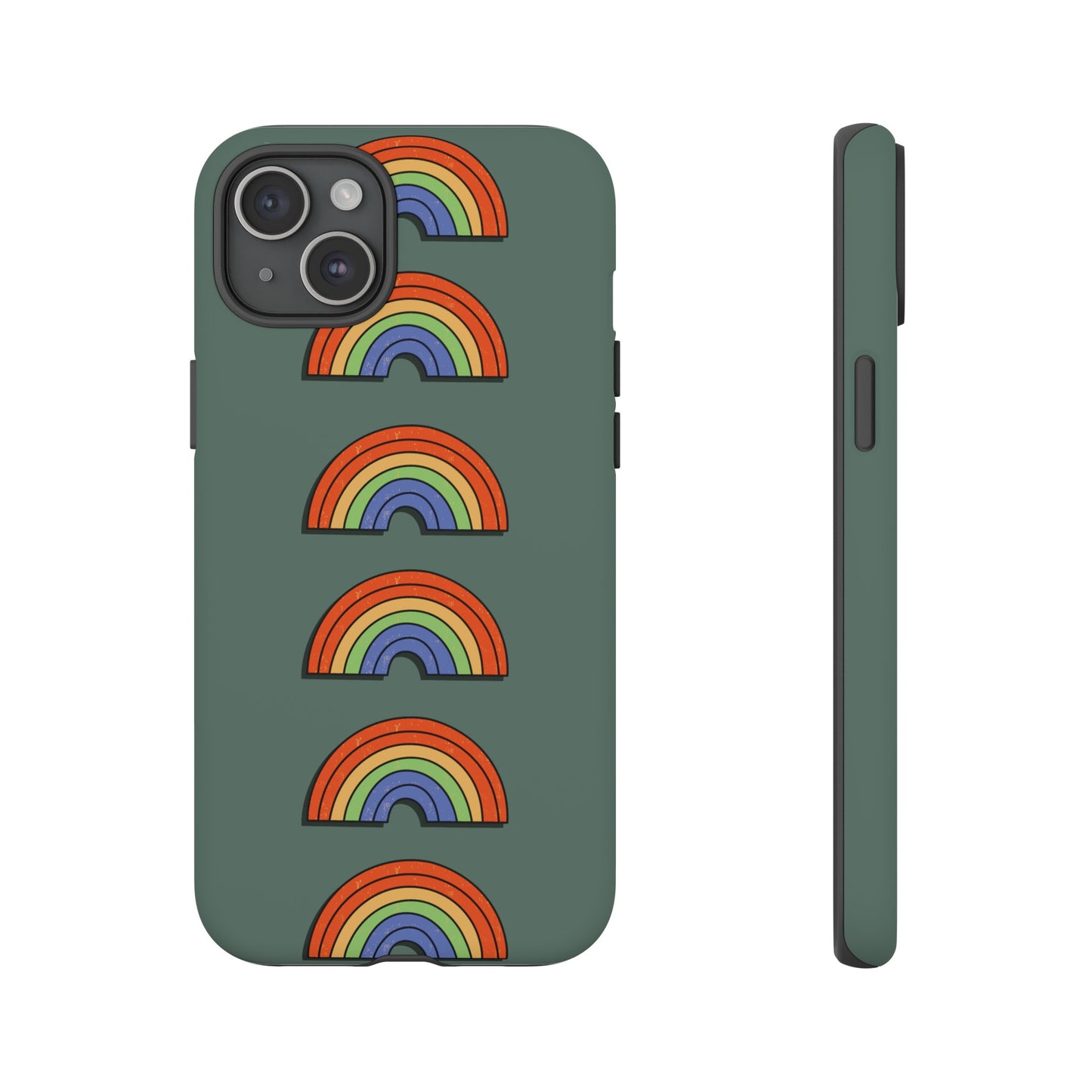 Rainbow Wallpaper Phone Case | iPhone 15 Plus/ Pro, 14, 13, 12| Google Pixel 7, Pro, 5| Samsung Galaxy S23 All Major Phone Models