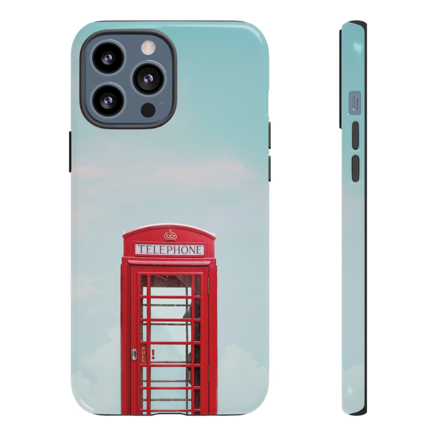 Telephone Booth Wallpaper Phone Case |iPhone 15 Plus/ Pro, 14, 13, 12|Google Pixel 7, Pro, 5| Samsung Galaxy S23 All Major Phone Models