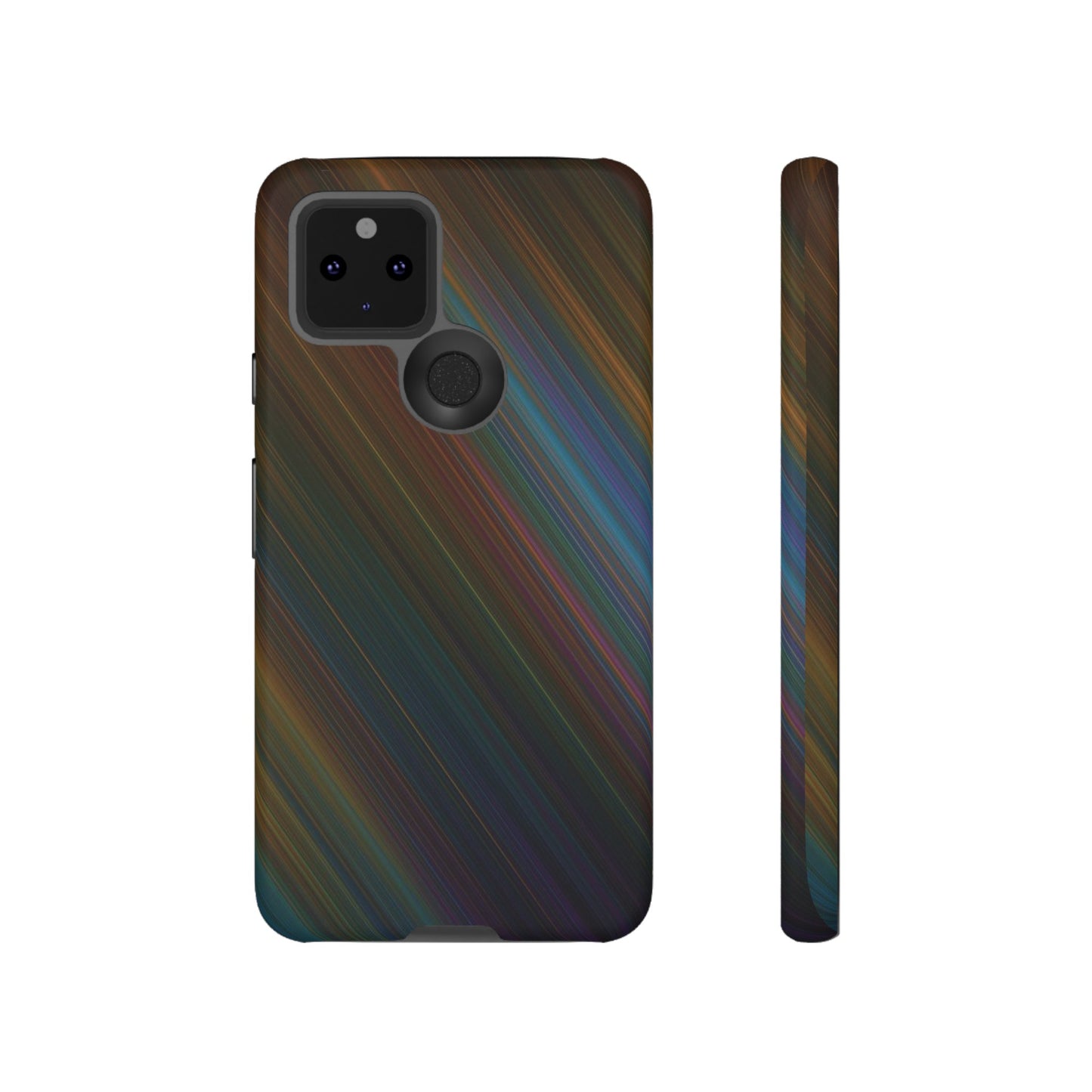 Slanted Rainbow Wallpaper Phone Case | iPhone 15 Plus/ Pro, 14, 13, 12| Google Pixel 7, Pro, 5| Samsung Galaxy S23 All Major Phone Models