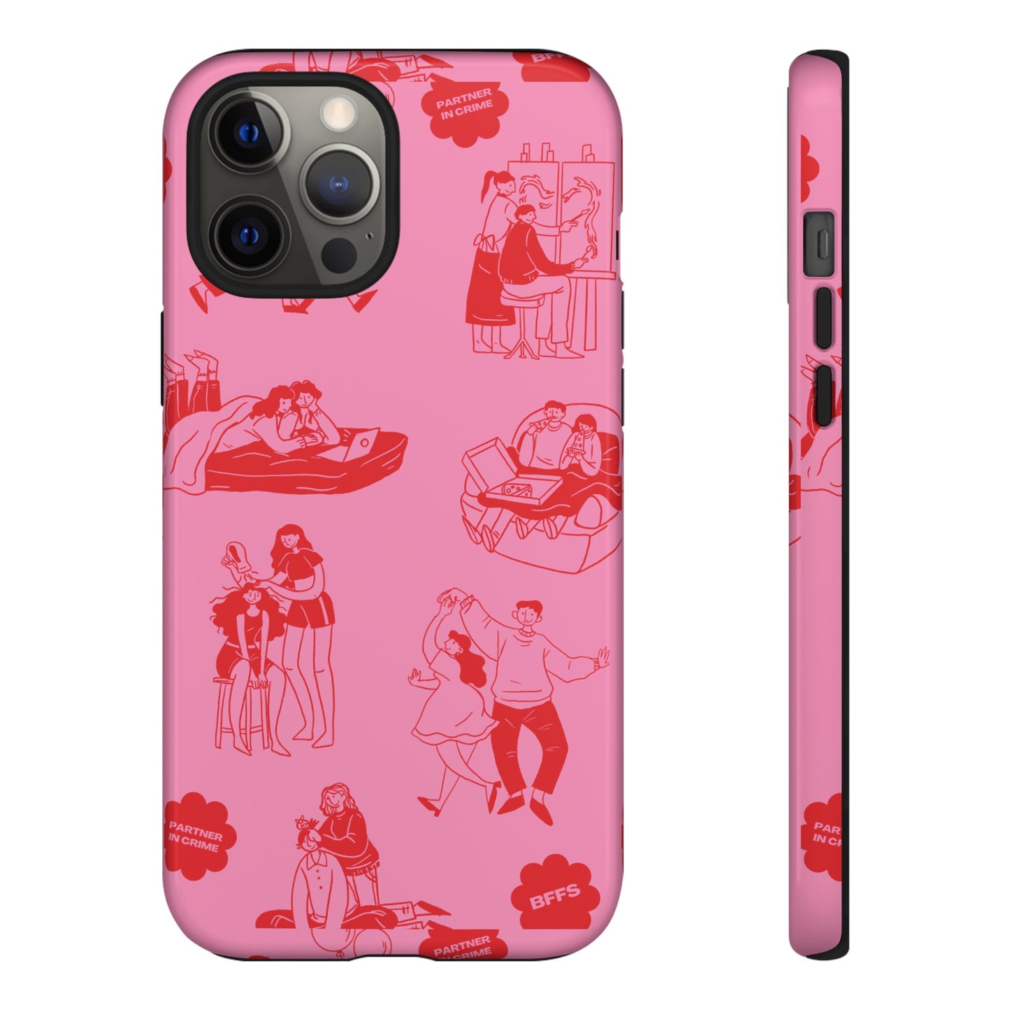 Pink Valentine's Day Wallpaper Phone Case | iPhone 15 Plus/ Pro, 14, 13, 12| Google Pixel 7, Pro, 5| Samsung Galaxy S23 All Major Phone Models