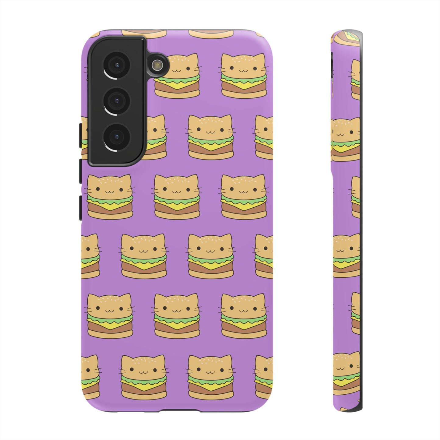 Cat Burger Phone Case | iPhone 15 Plus/ Pro, 14, 13, 12| Google Pixel 7, Pro, 5| Samsung Galaxy S23 All Major Phone Models