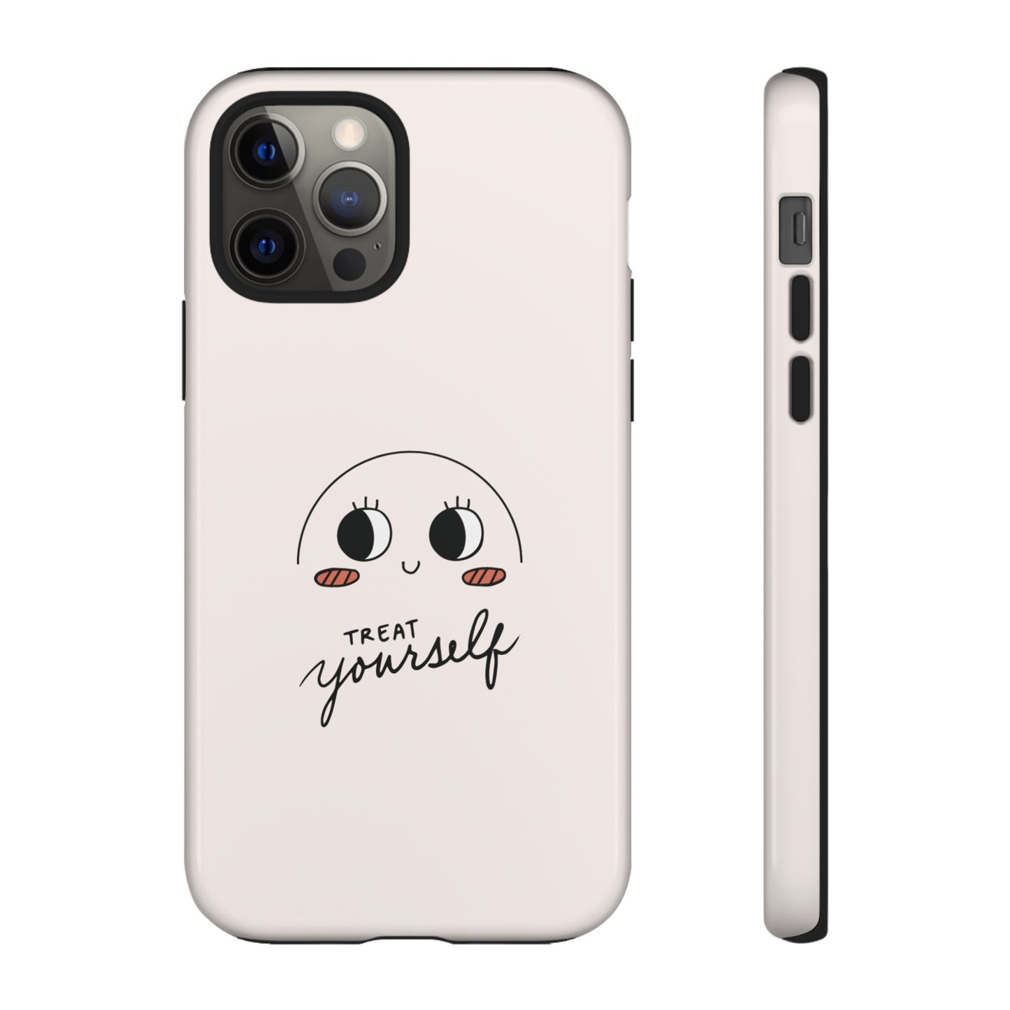 Treat Yourself Wallpaper Phone Case | iPhone 15 Plus/ Pro, 14, 13, 12| Google Pixel 7, Pro, 5| Samsung Galaxy S23 All Major Phone Models