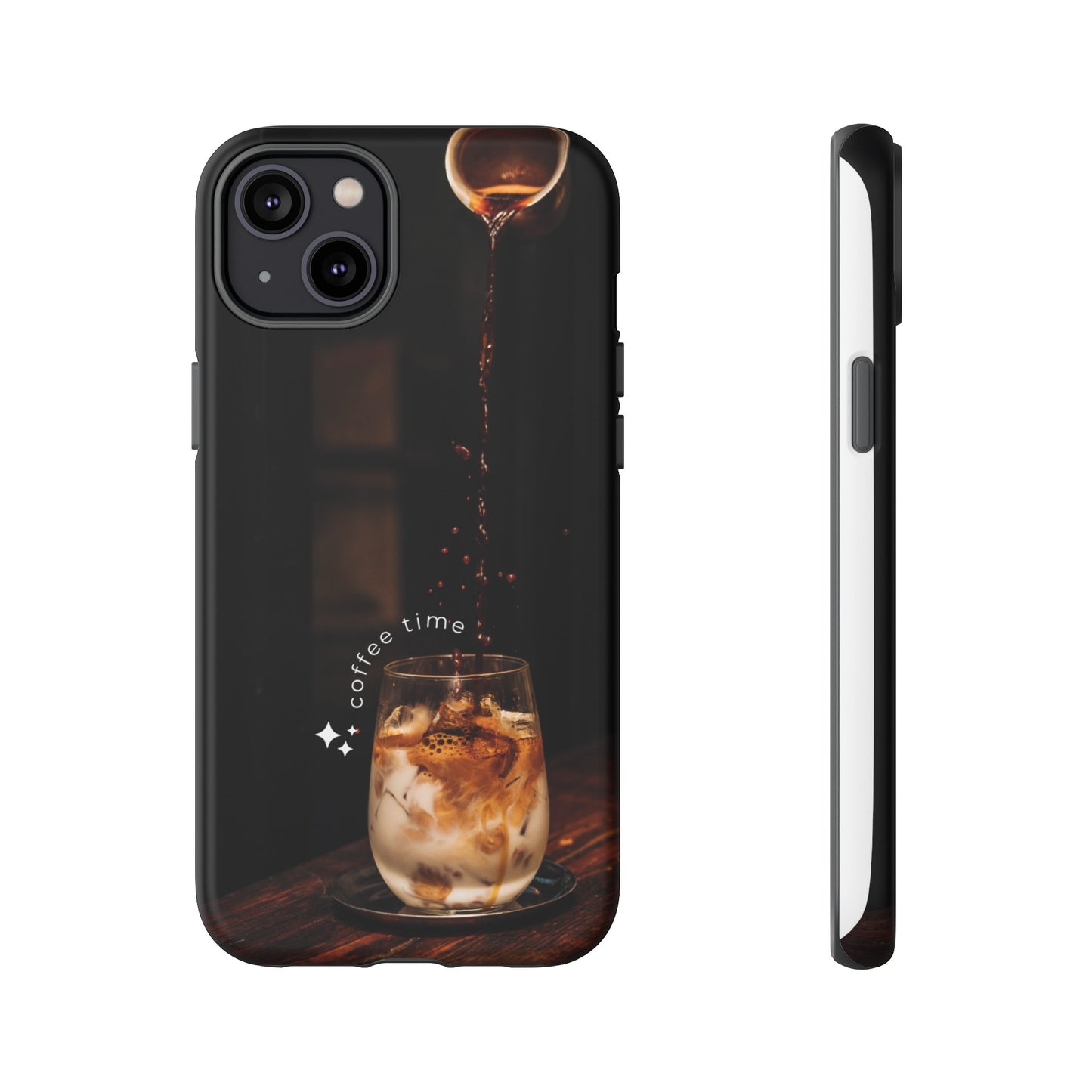 Coffee Time Wallpaper Phone Case | iPhone 15 Plus/ Pro, 14, 13, 12| Google Pixel 7, Pro, 5| Samsung Galaxy S23 All Major Phone Models