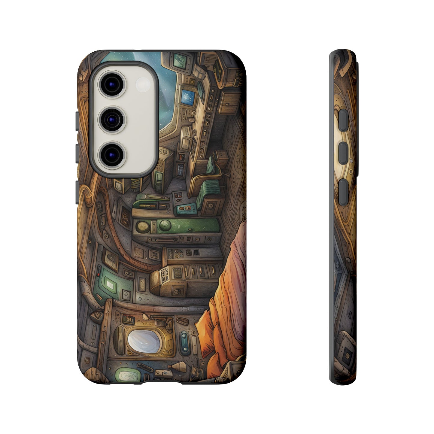 Cosy Spaceship Wallpaper Phone Case | iPhone 15 Plus/ Pro, 14, 13, 12| Google Pixel 7, Pro, 5| Samsung Galaxy S23 All Major Phone Models