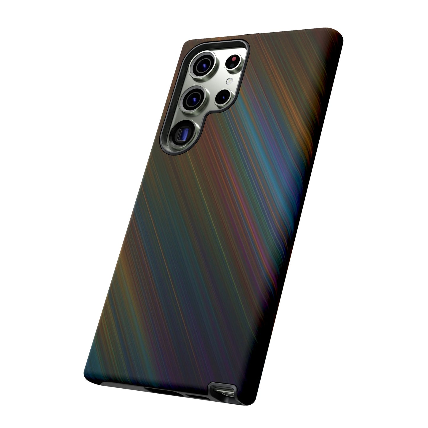 Slanted Rainbow Wallpaper Phone Case | iPhone 15 Plus/ Pro, 14, 13, 12| Google Pixel 7, Pro, 5| Samsung Galaxy S23 All Major Phone Models