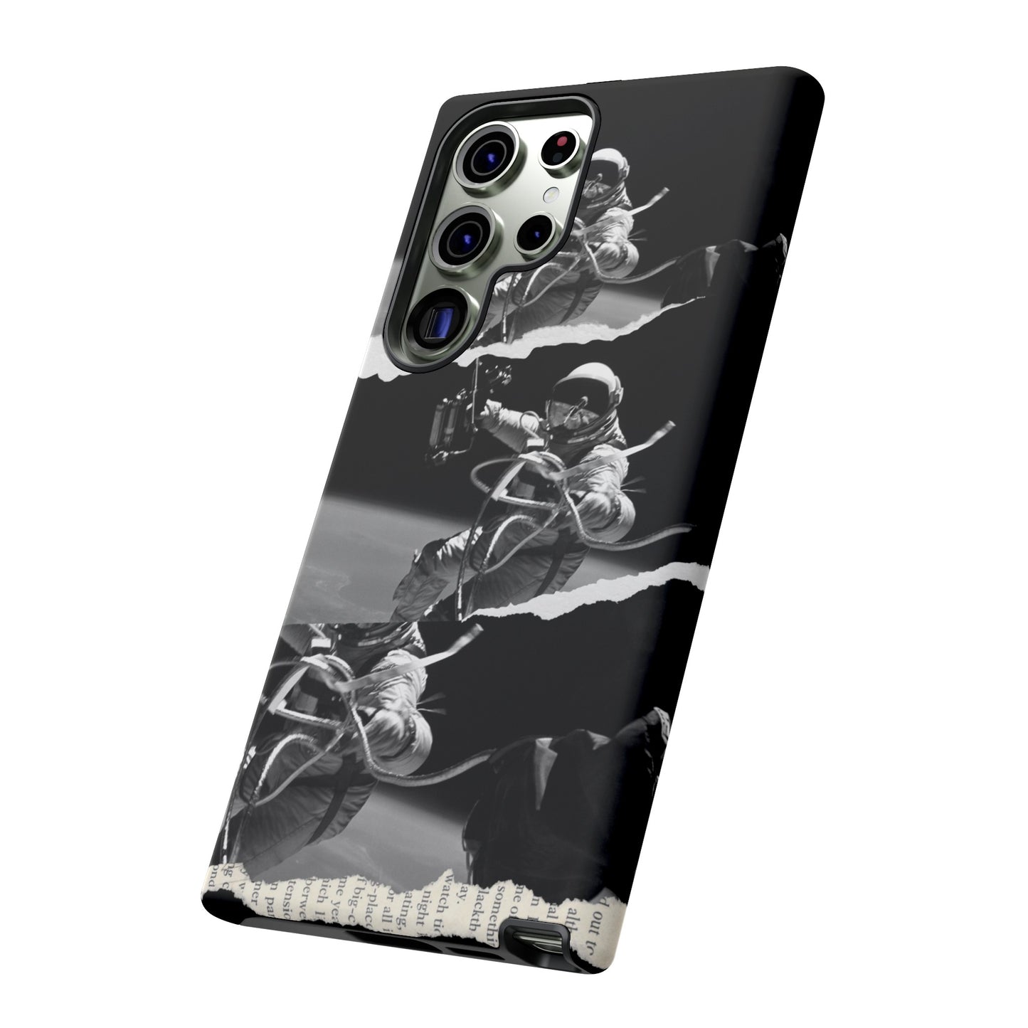 Astronaut Collage Phone Case | iPhone 15 Plus/ Pro, 14, 13, 12| Google Pixel 7, Pro, 5| Samsung Galaxy S23 All Major Phone Models