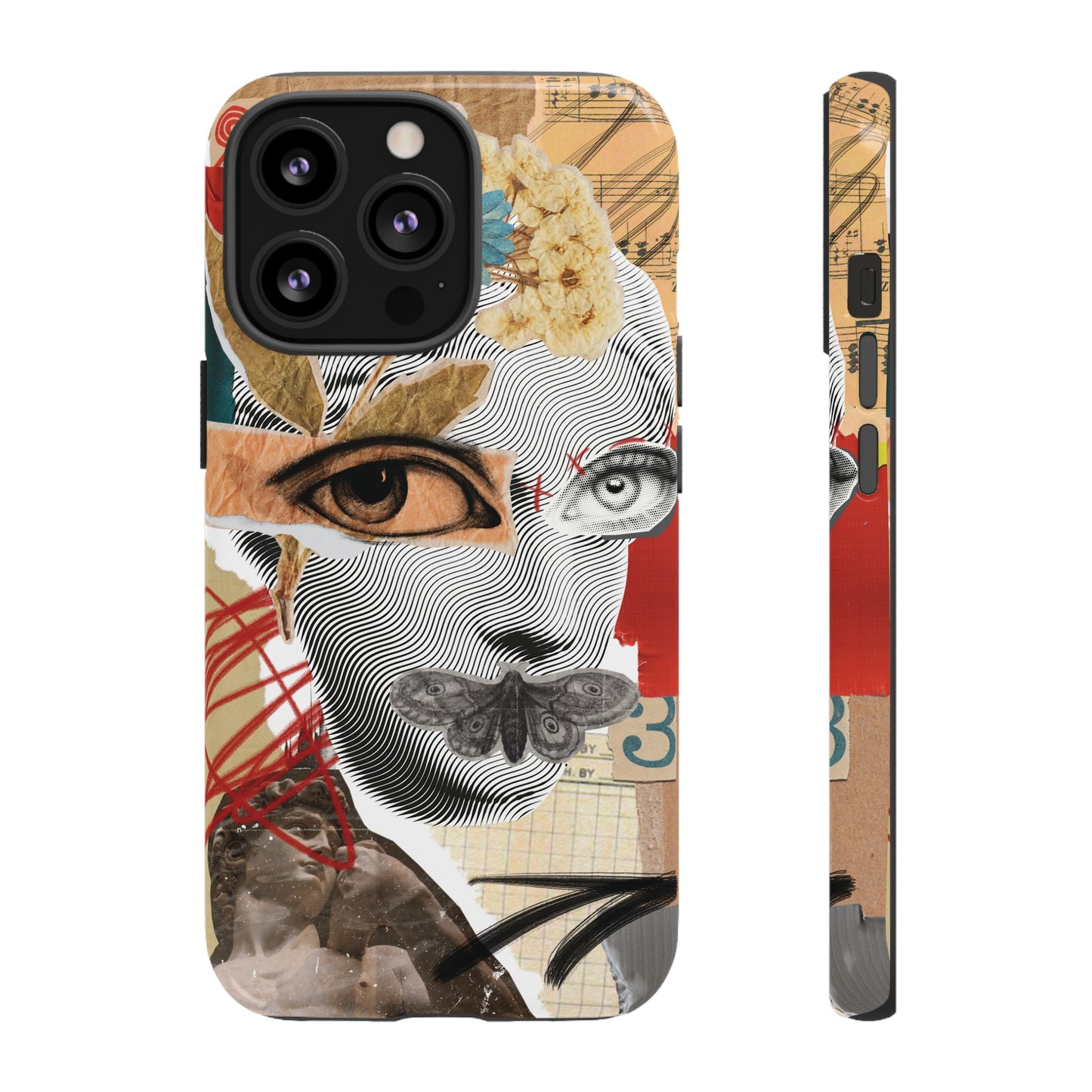 Woman Collage Wallpaper Phone Case | iPhone 15 Plus/ Pro, 14, 13, 12| Google Pixel 7, Pro, 5| Samsung Galaxy S23 All Major Phone Models