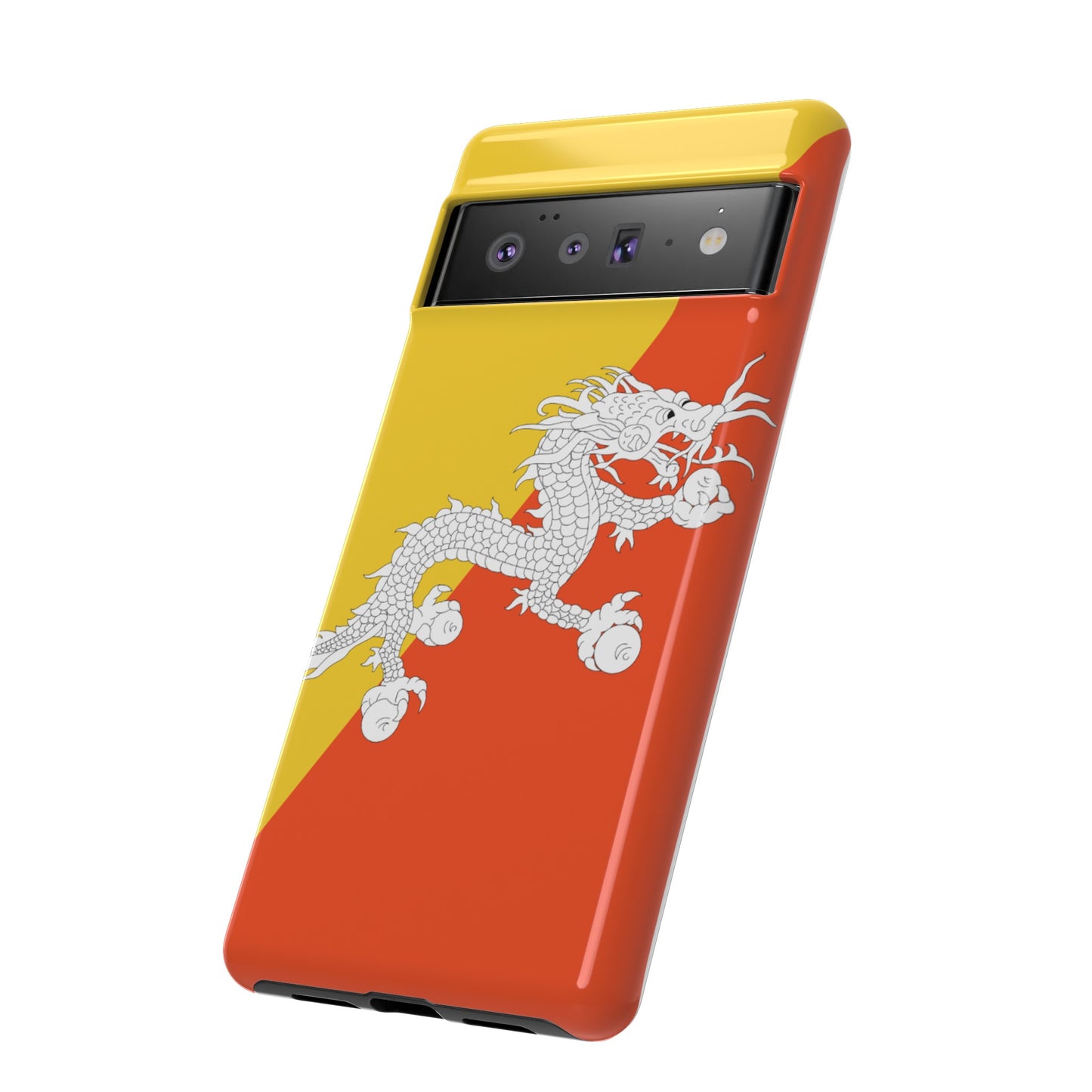 Bhutan Flag Phone Case | iPhone 15 Plus/ Pro, 14, 13, 12| Google Pixel 7, Pro, 5| Samsung Galaxy S23 All Major Phone Models