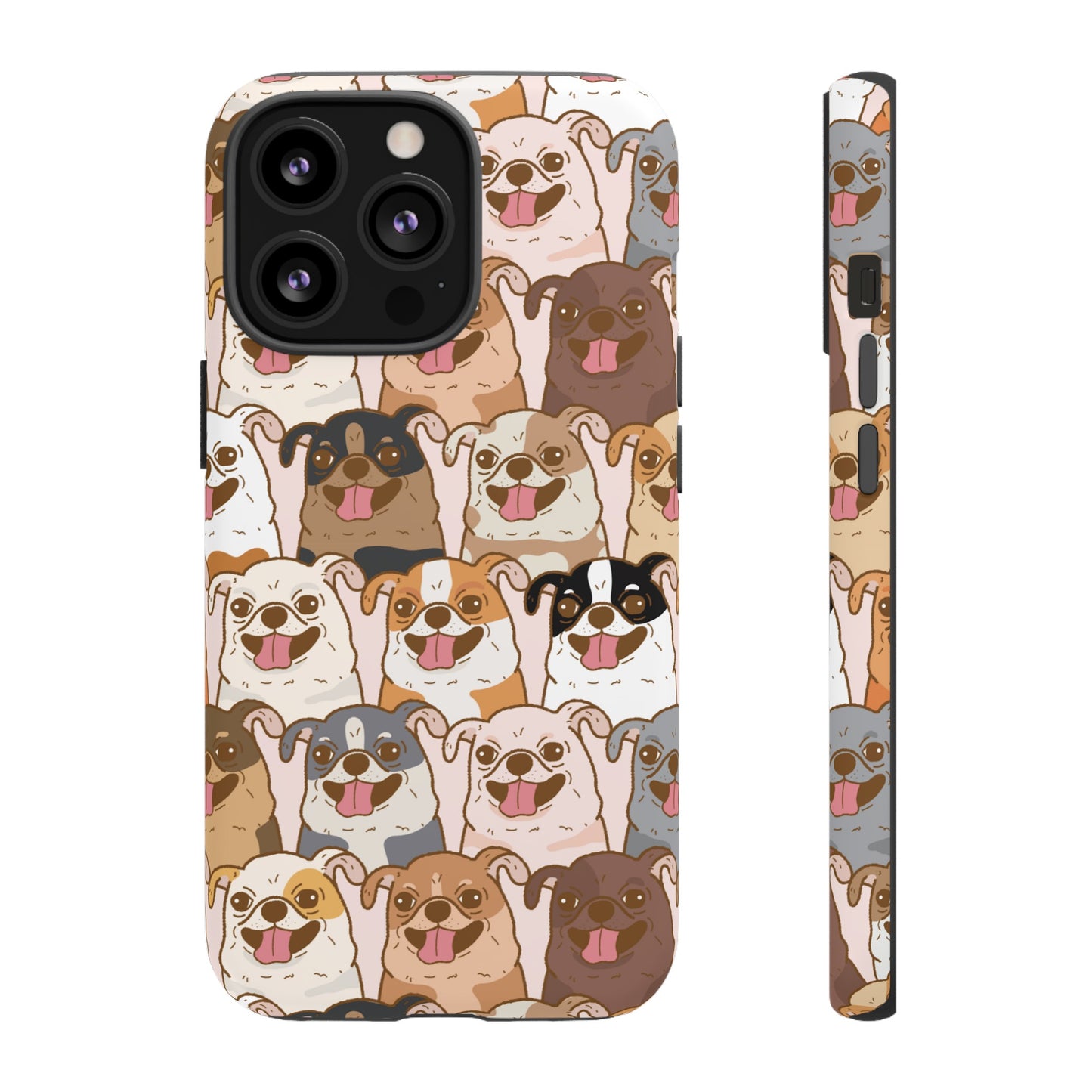 Dog Line Up Phone Case | iPhone 15 Plus/ Pro, 14, 13, 12| Google Pixel 7, Pro, 5| Samsung Galaxy S23 All Major Phone Models