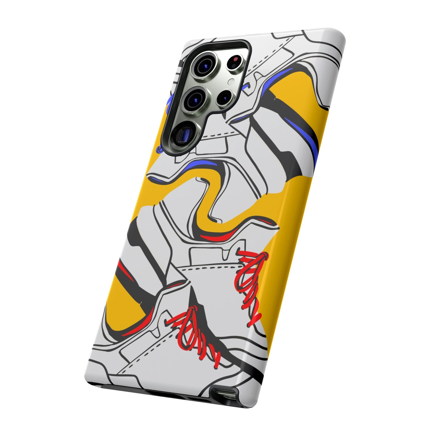 Sneakers Wallpaper Phone Case | iPhone 15 Plus/ Pro, 14, 13, 12| Google Pixel 7, Pro, 5| Samsung Galaxy S23 All Major Phone Models