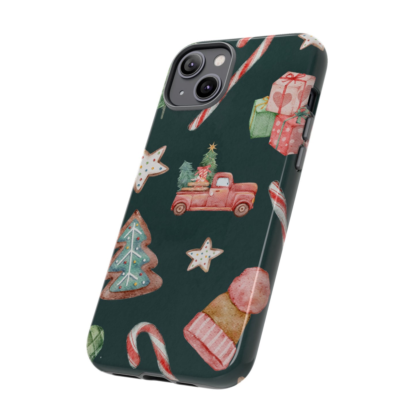 Festive Christmas Wallpaper Phone Case | iPhone 15 Plus/ Pro, 14, 13, 12| Google Pixel 7, Pro, 5| Samsung Galaxy S23 All Major Phone Models