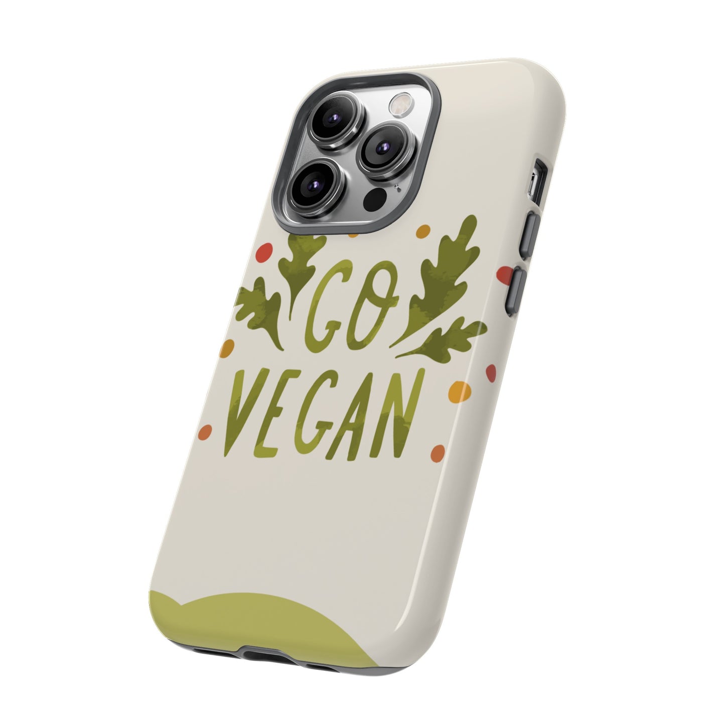 Go Vegan Wallpaper Phone Case | iPhone 15 Plus/ Pro, 14, 13, 12| Google Pixel 7, Pro, 5| Samsung Galaxy S23 All Major Phone Models