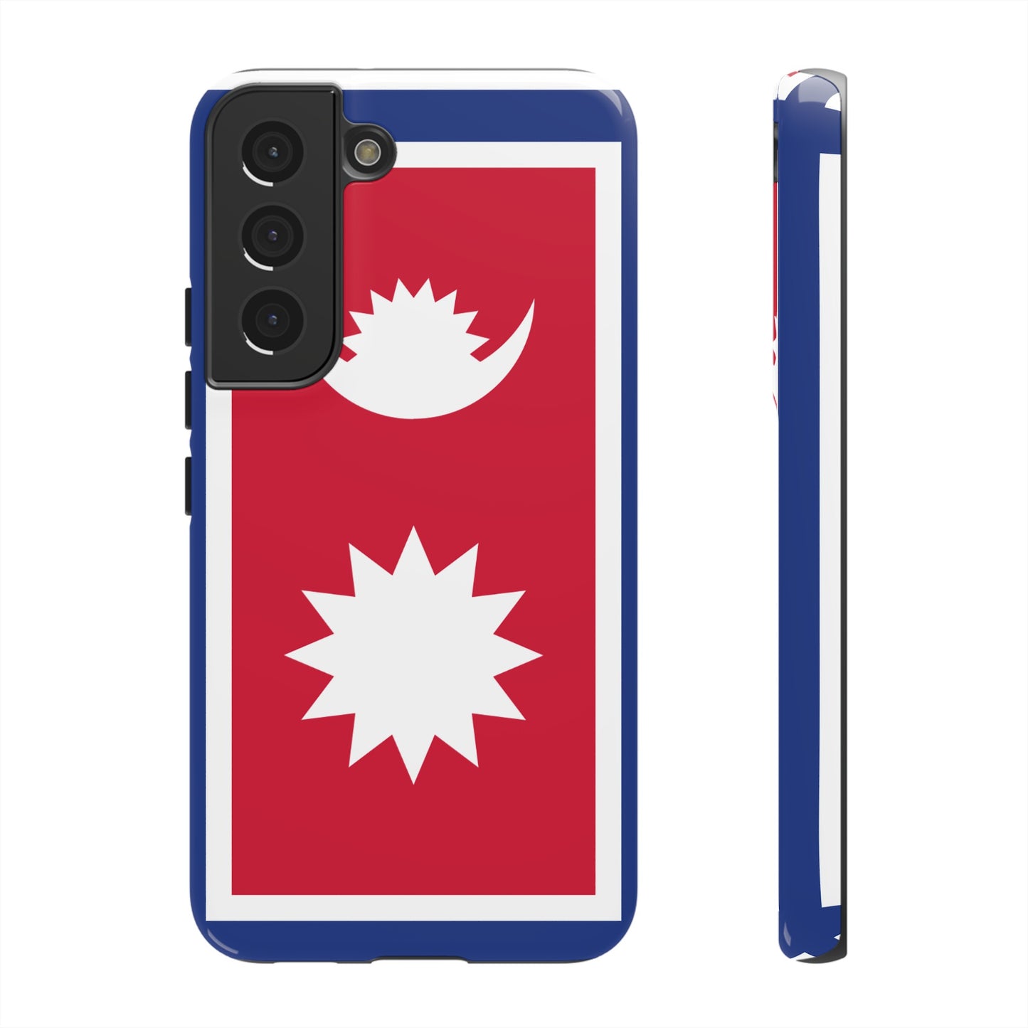 Nepal Flag Phone Case | iPhone 15 Plus/ Pro, 14, 13, 12| Google Pixel 7, Pro, 5| Samsung Galaxy S23 All Major Phone Models