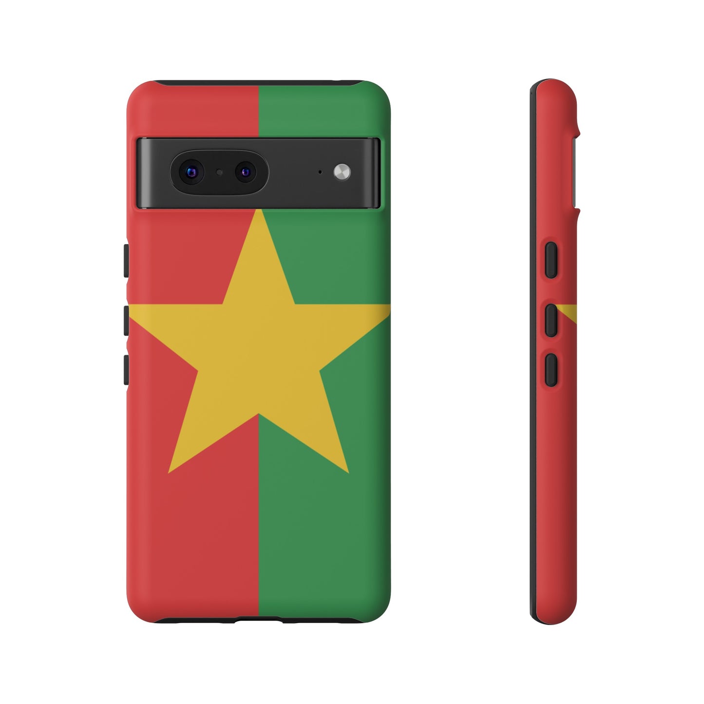 Burkina Faso Flag Phone Case | iPhone 15 Plus/ Pro, 14, 13, 12| Google Pixel 7, Pro, 5| Samsung Galaxy S23 All Major Phone Models