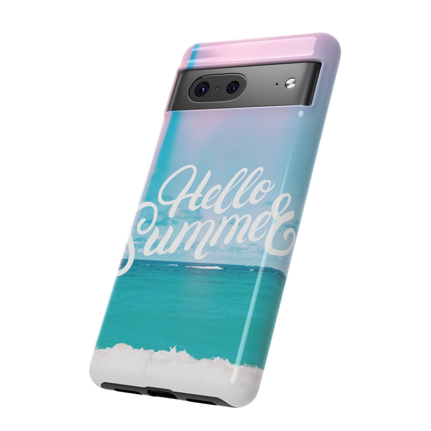 Hello Summer Wallpaper Phone Case | iPhone 15 Plus/ Pro, 14, 13, 12| Google Pixel 7, Pro, 5| Samsung Galaxy S23 All Major Phone Models