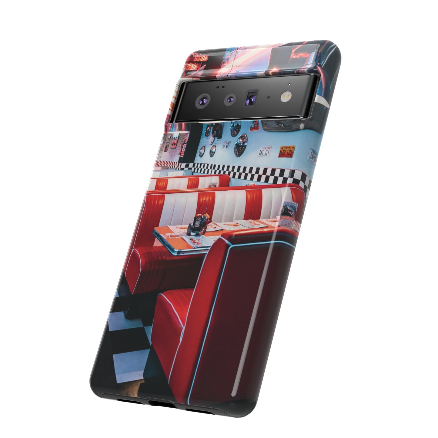 Diner Wallpaper Phone Case | iPhone 15 Plus/ Pro, 14, 13, 12| Google Pixel 7, Pro, 5| Samsung Galaxy S23 All Major Phone Models