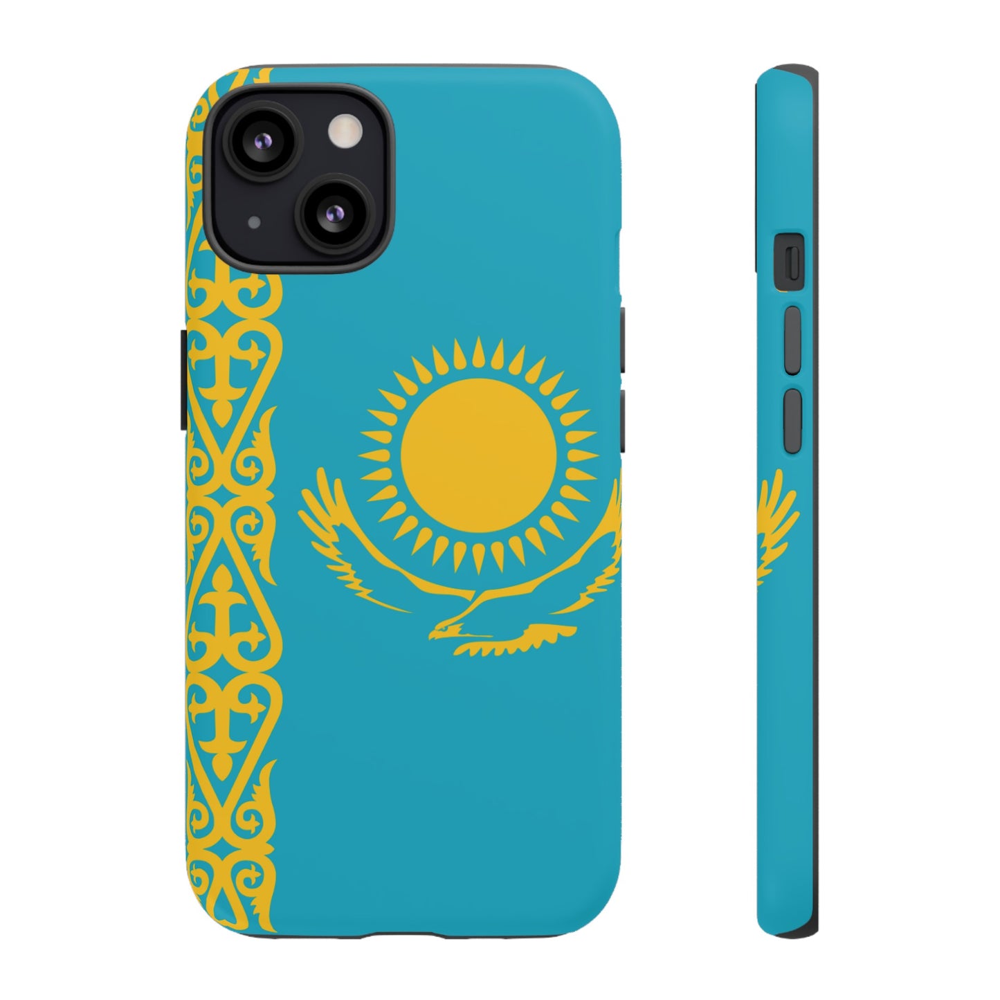 Kazakhstan Flag Phone Case | iPhone 15 Plus/ Pro, 14, 13, 12| Google Pixel 7, Pro, 5| Samsung Galaxy S23 All Major Phone Models