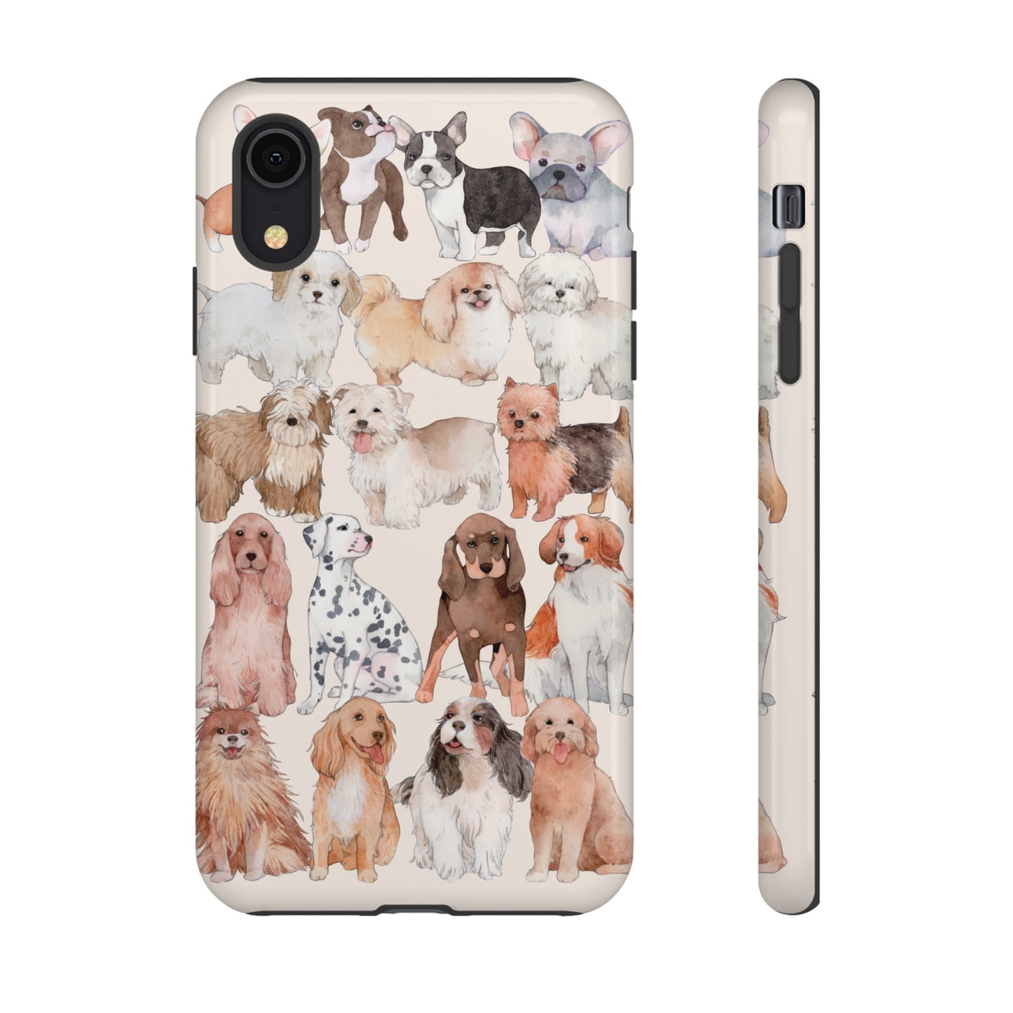 Dog Collage Wallpaper Phone Case | iPhone 15 Plus/ Pro, 14, 13, 12| Google Pixel 7, Pro, 5| Samsung Galaxy S23 All Major Phone Models