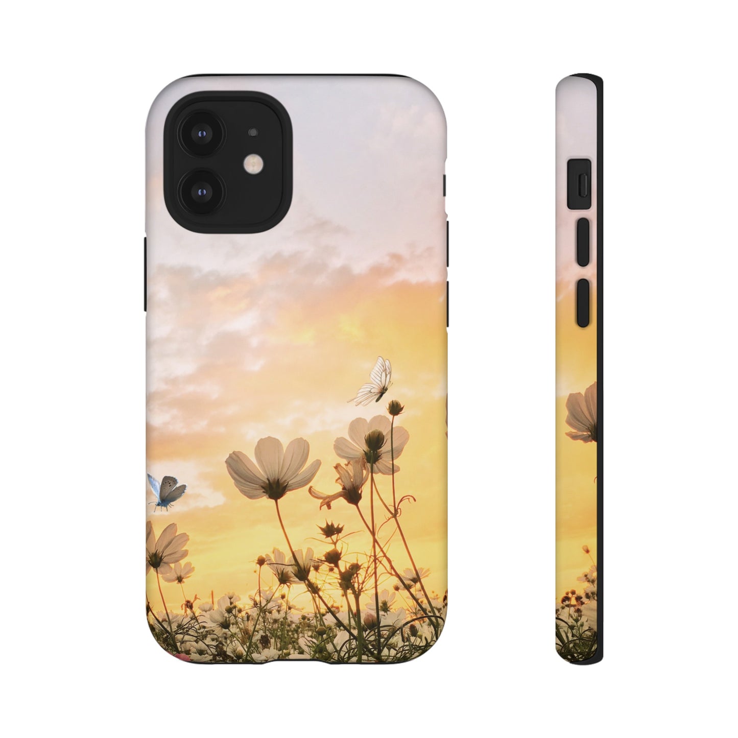 Flowers At Sunset Wallpaper Phone Case | iPhone 15 Plus/ Pro, 14, 13, 12| Google Pixel 7, Pro, 5| Samsung Galaxy S23 All Major Phone Models