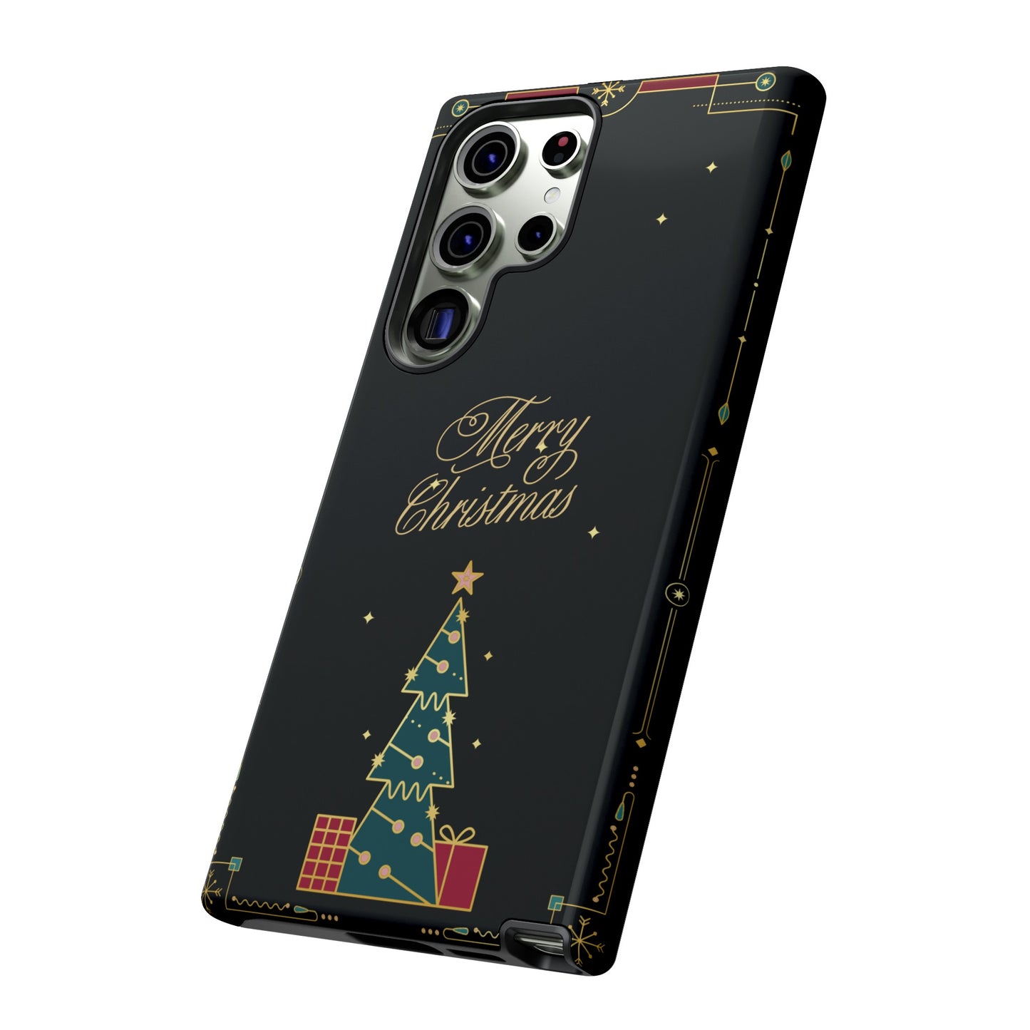 Christmas Tree Wallpaper Phone Case | iPhone 15 Plus/ Pro, 14, 13, 12| Google Pixel 7, Pro, 5| Samsung Galaxy S23 All Major Phone Models