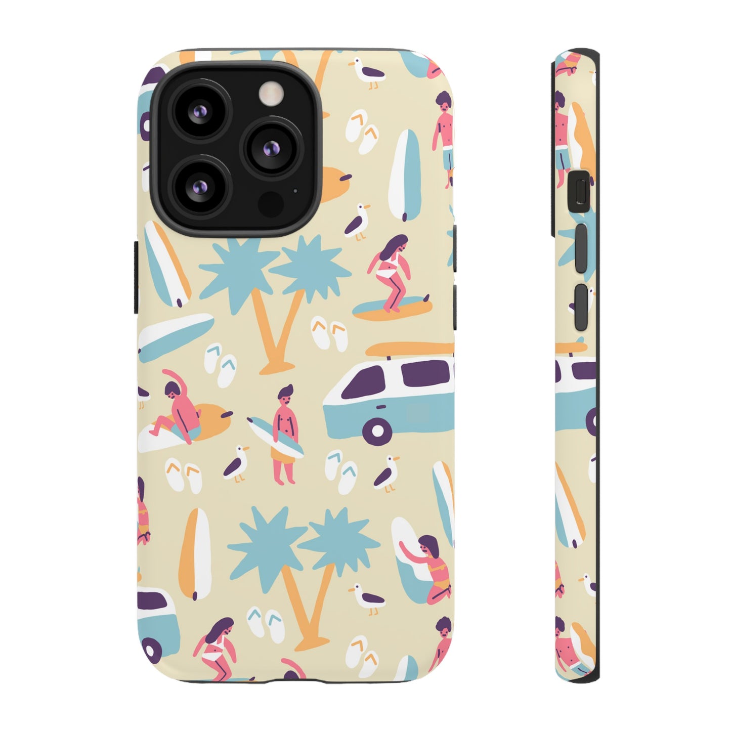 Surfers Wallpaper Phone Case | iPhone 15 Plus/ Pro, 14, 13, 12| Google Pixel 7, Pro, 5| Samsung Galaxy S23 All Major Phone Models