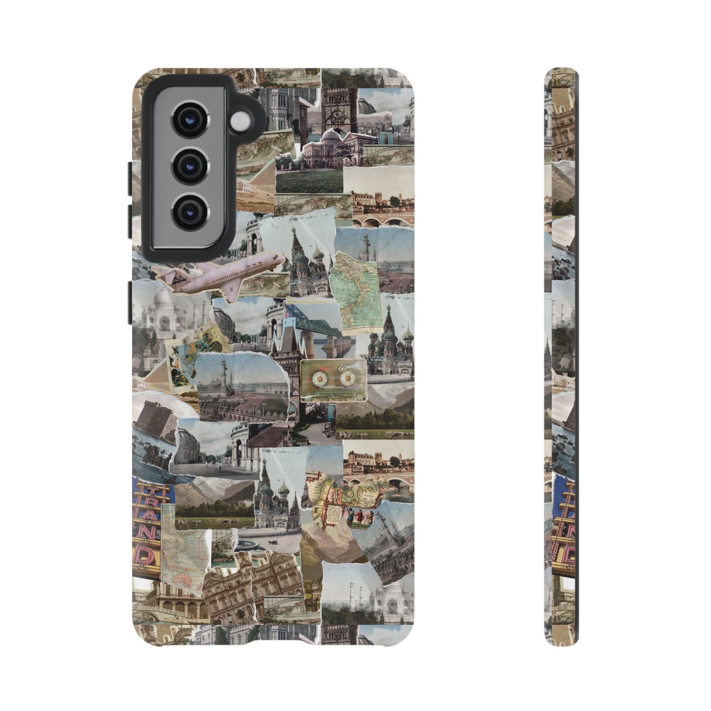 Travel Collage Wallpaper Phone Case | iPhone 15 Plus/ Pro, 14, 13, 12| Google Pixel 7, Pro, 5| Samsung Galaxy S23 All Major Phone Models