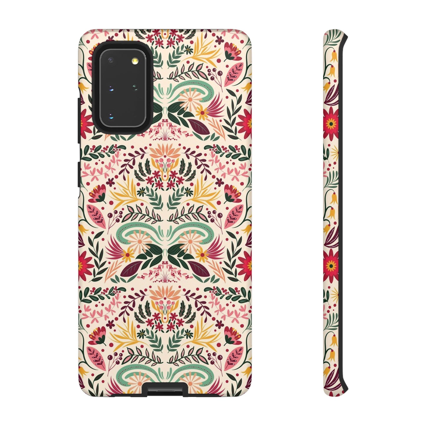 Bright Floral Wallpaper Phone Case | iPhone 15 Plus/ Pro, 14, 13, 12| Google Pixel 7, Pro, 5| Samsung Galaxy S23 All Major Phone Models