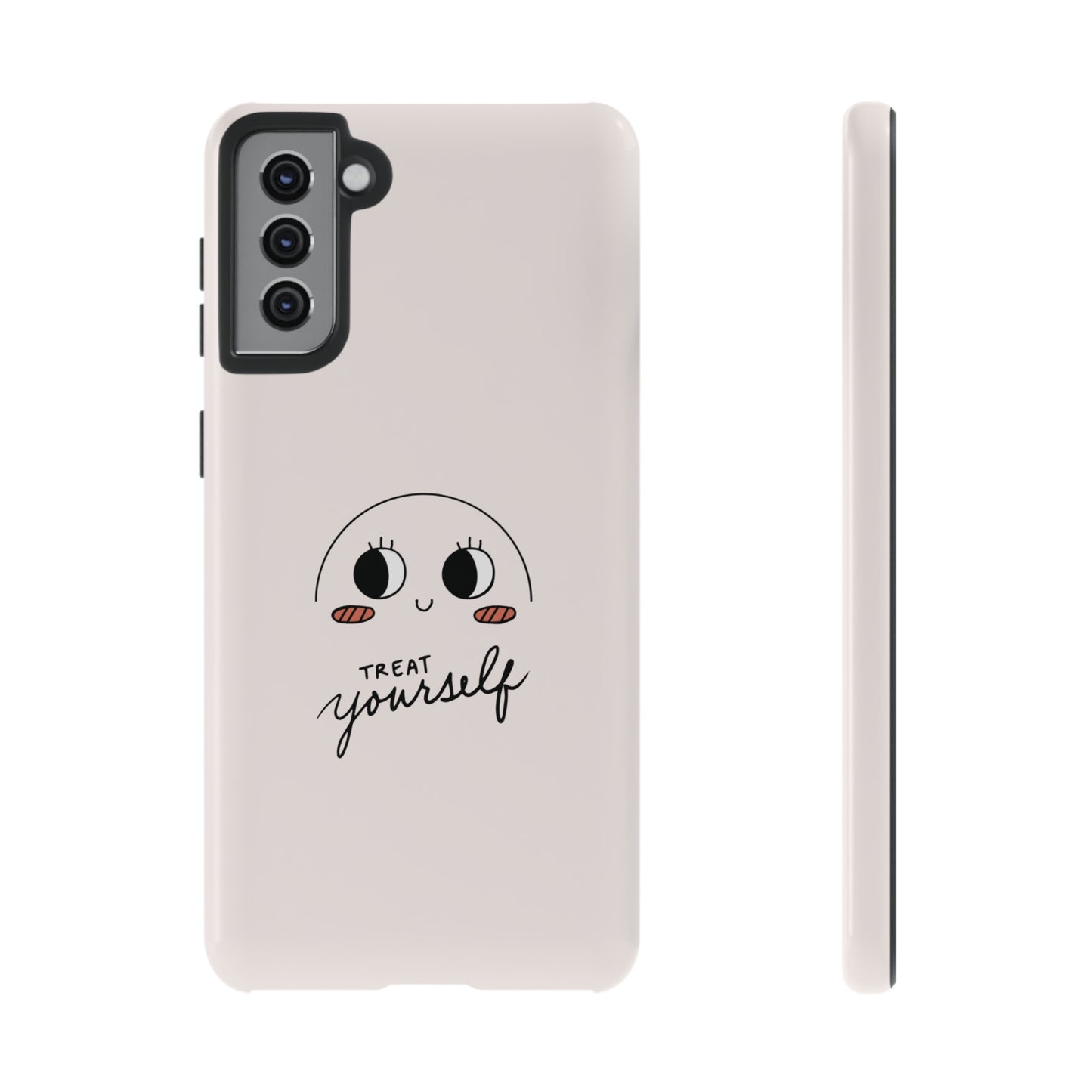 Treat Yourself Wallpaper Phone Case | iPhone 15 Plus/ Pro, 14, 13, 12| Google Pixel 7, Pro, 5| Samsung Galaxy S23 All Major Phone Models