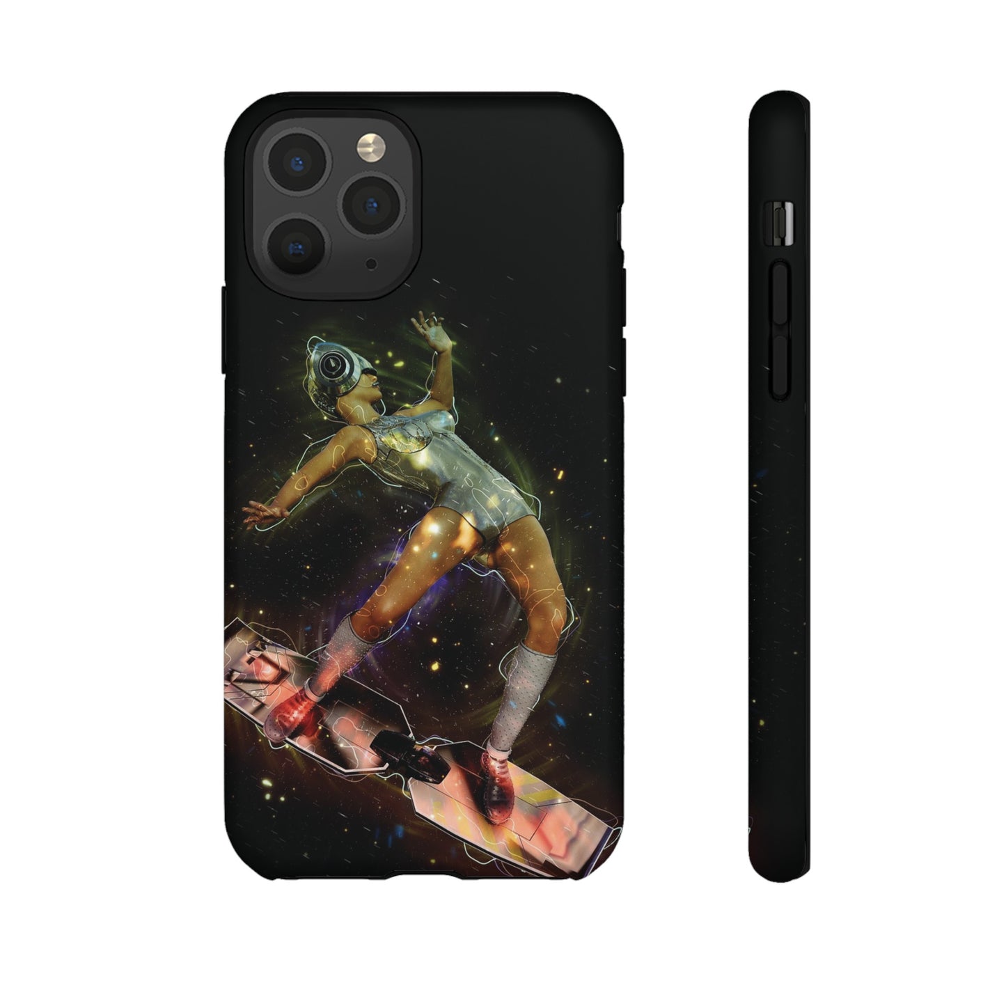 Sci-Fi Skateboard Wallpaper Phone Case | iPhone 15 Plus/ Pro, 14, 13, 12| Google Pixel 7, Pro, 5| Samsung Galaxy S23 All Major Phone Models