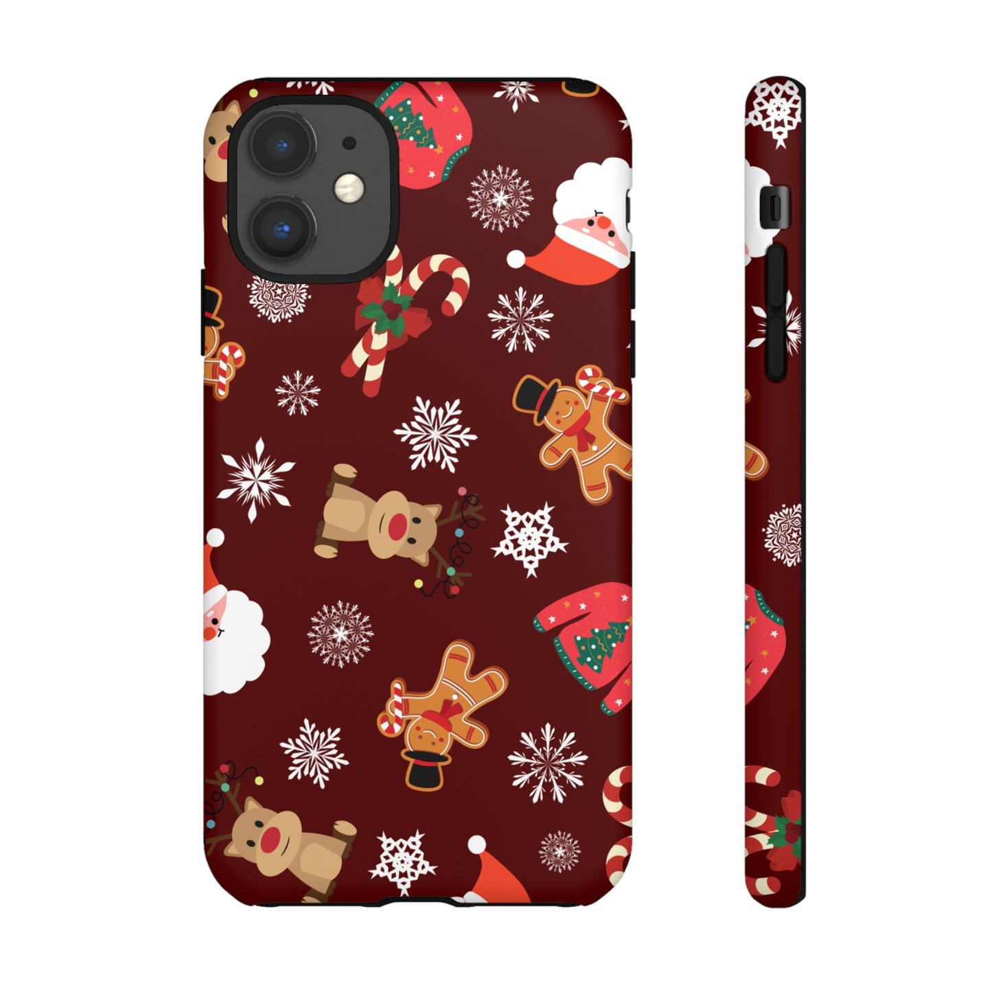 Festive Christmas Wallpaper Phone Case | iPhone 15 Plus/ Pro, 14, 13, 12| Google Pixel 7, Pro, 5| Samsung Galaxy S23 All Major Phone Models