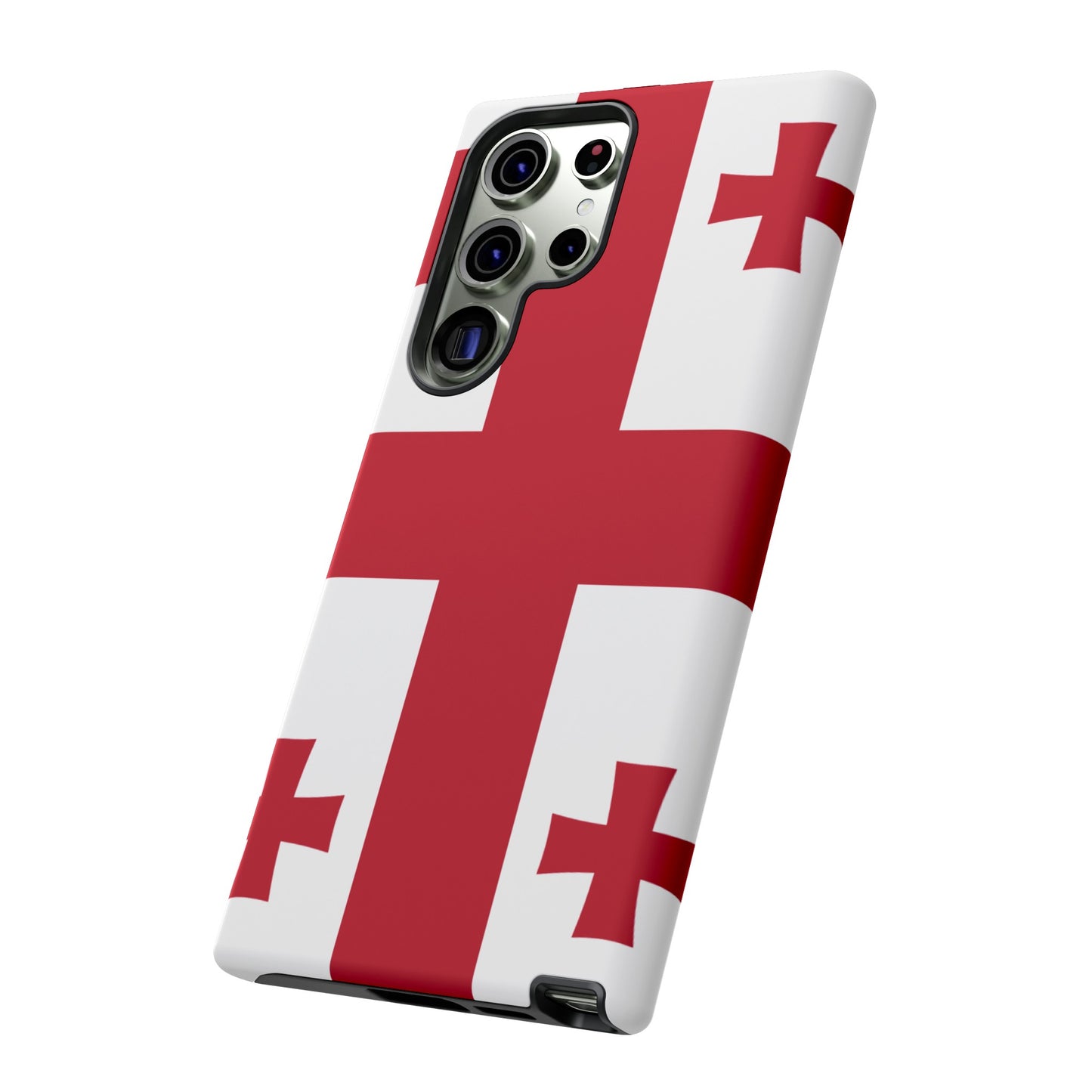 Georgia Flag Phone Case | iPhone 15 Plus/ Pro, 14, 13, 12| Google Pixel 7, Pro, 5| Samsung Galaxy S23 All Major Phone Models