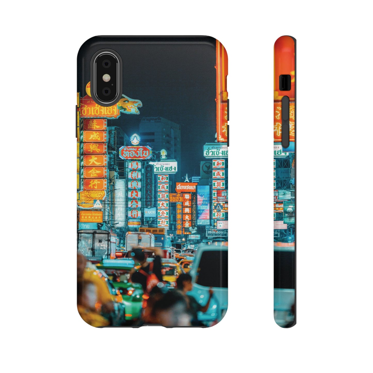 Neon Nightlife Wallpaper Phone Case | iPhone 15 Plus/ Pro, 14, 13, 12| Google Pixel 7, Pro, 5| Samsung Galaxy S23 All Major Phone Models