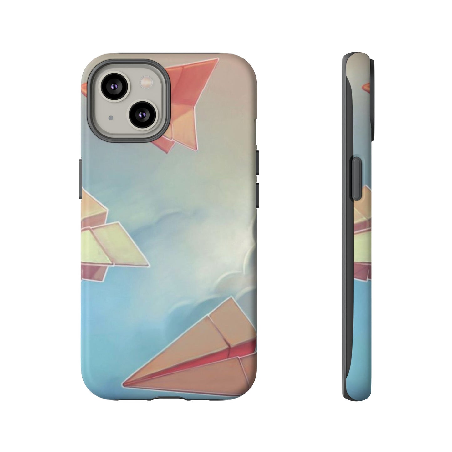 Paper Plane Wallpaper Phone Case | iPhone 15 Plus/ Pro, 14, 13, 12| Google Pixel 7, Pro, 5| Samsung Galaxy S23 All Major Phone Models