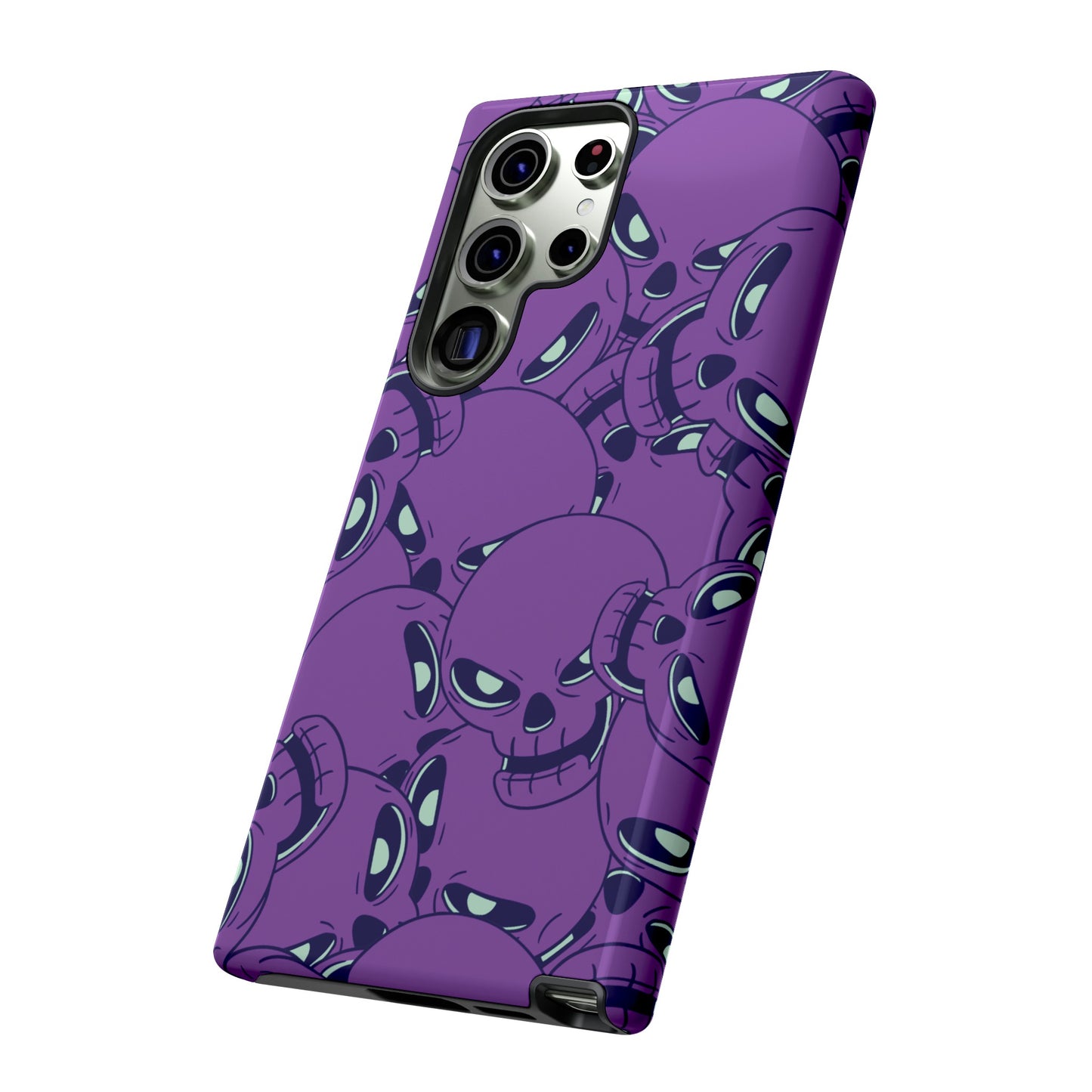 Glowing Skulls Wallpaper Phone Case | iPhone 15 Plus/ Pro, 14, 13, 12| Google Pixel 7, Pro, 5| Samsung Galaxy S23 All Major Phone Models