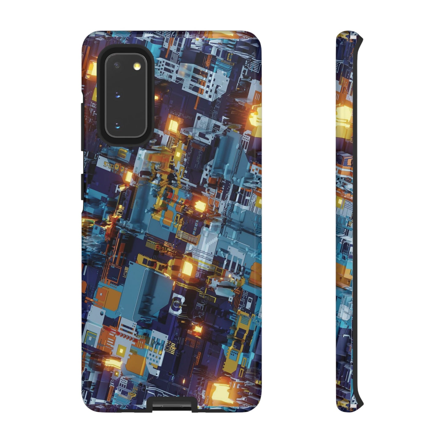 Computer Circuit Board Wallpaper Phone Case | iPhone 15 Plus/ Pro, 14, 13, 12| Google Pixel 7, Pro, 5| Samsung Galaxy S23 All Major Phone Models