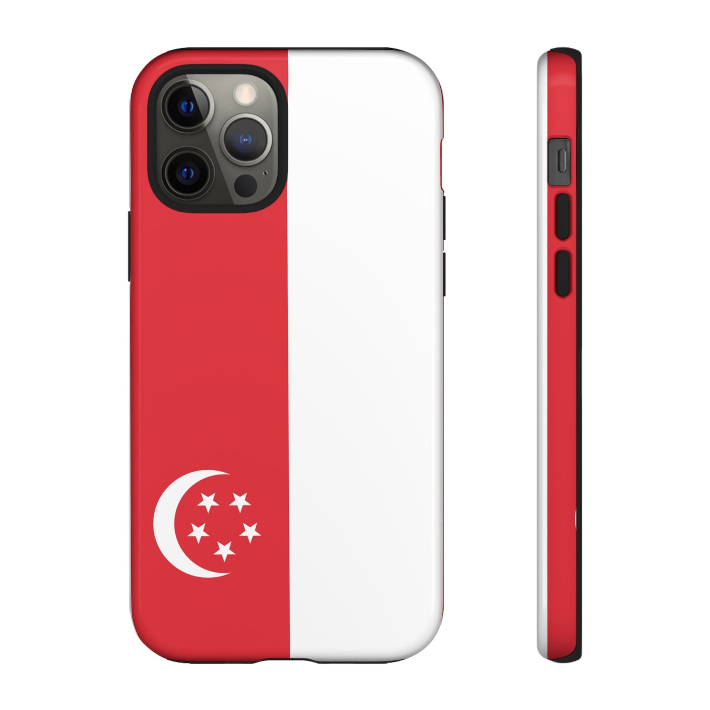 Singapore Flag Phone Case | iPhone 15 Plus/ Pro, 14, 13, 12| Google Pixel 7, Pro, 5| Samsung Galaxy S23 All Major Phone Models