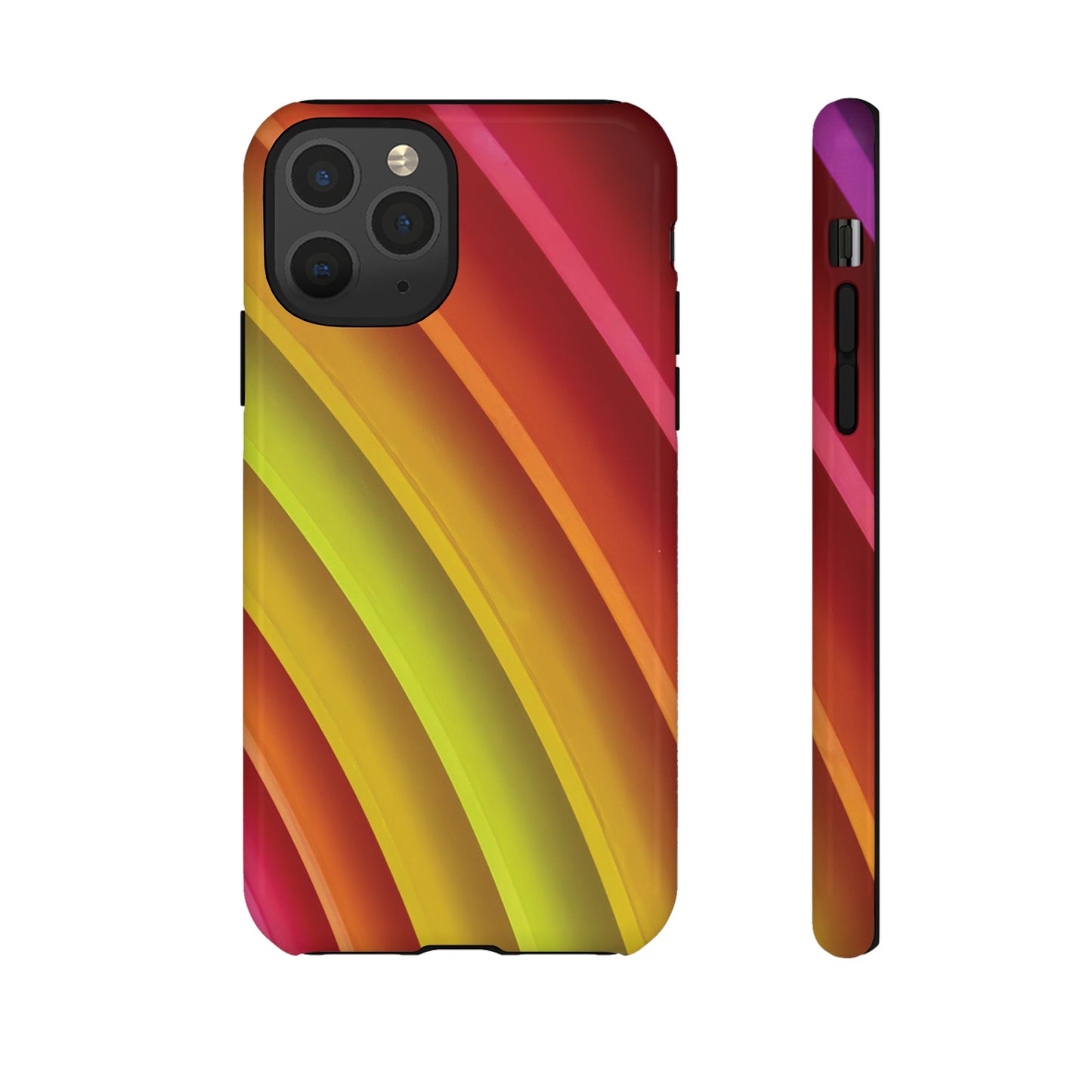 Curved Colourful Wallpaper Phone Case | iPhone 15 Plus/ Pro, 14, 13, 12| Google Pixel 7, Pro, 5| Samsung Galaxy S23 All Major Phone Models