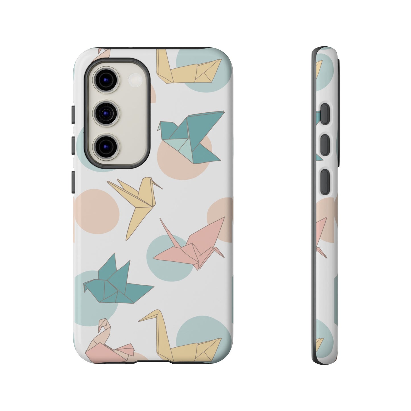 Origami Wallpaper Phone Case | iPhone 15 Plus/ Pro, 14, 13, 12| Google Pixel 7, Pro, 5| Samsung Galaxy S23 All Major Phone Models