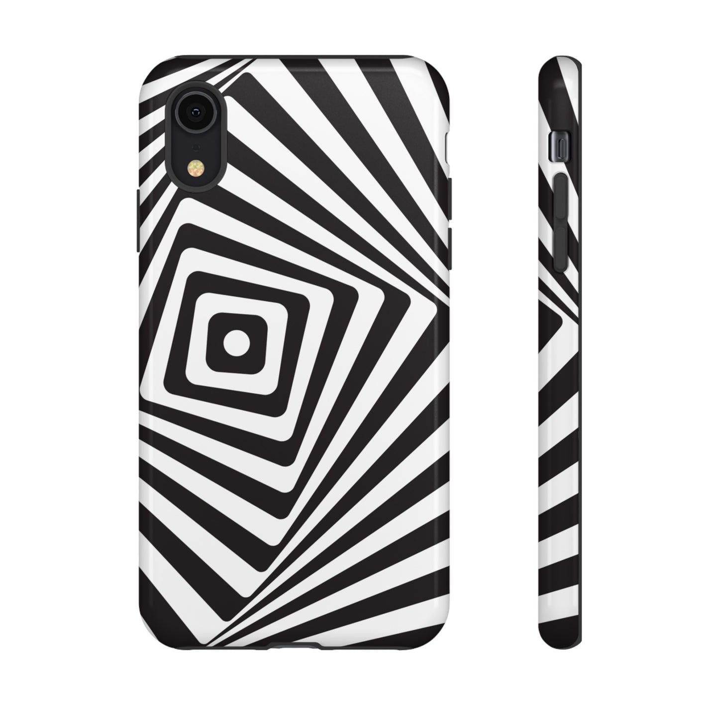 Black & White Spiral Wallpaper Phone Case | iPhone 15 Plus/ Pro, 14, 13, 12| Google Pixel 7, Pro, 5| Samsung Galaxy S23 All Major Phone Models