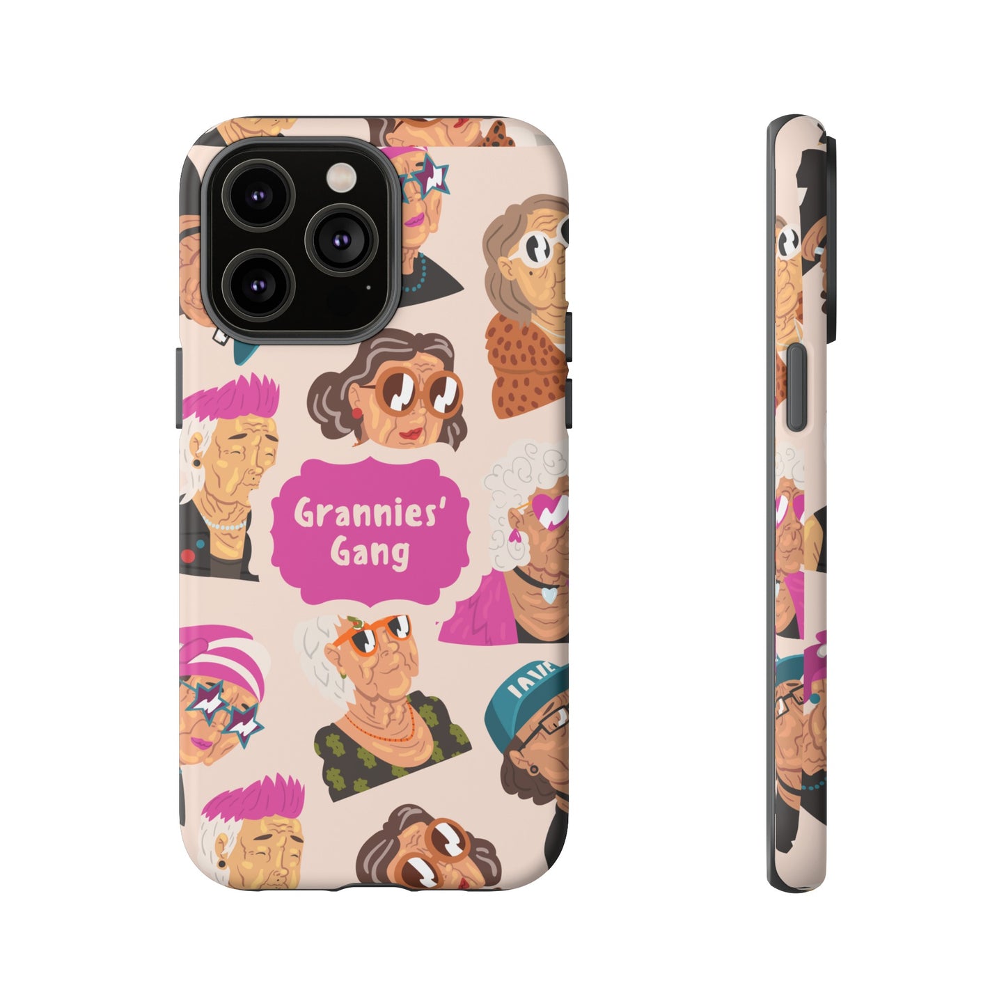 Grannies' Gang Wallpaper Phone Case | iPhone 15 Plus/ Pro, 14, 13, 12| Google Pixel 7, Pro, 5| Samsung Galaxy S23 All Major Phone Models