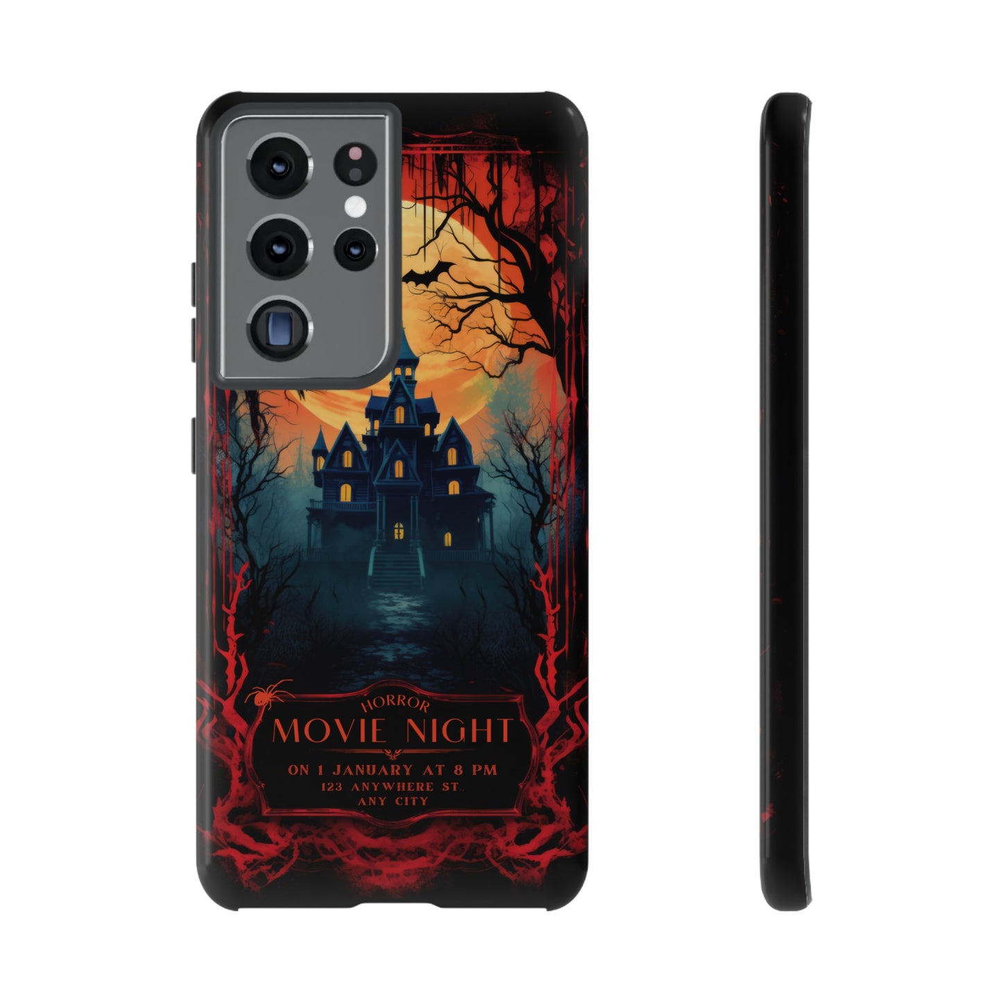 Horror Movie Night Phone Case | iPhone 15 Plus/ Pro, 14, 13, 12| Google Pixel 7, Pro, 5| Samsung Galaxy S23 All Major Phone Models