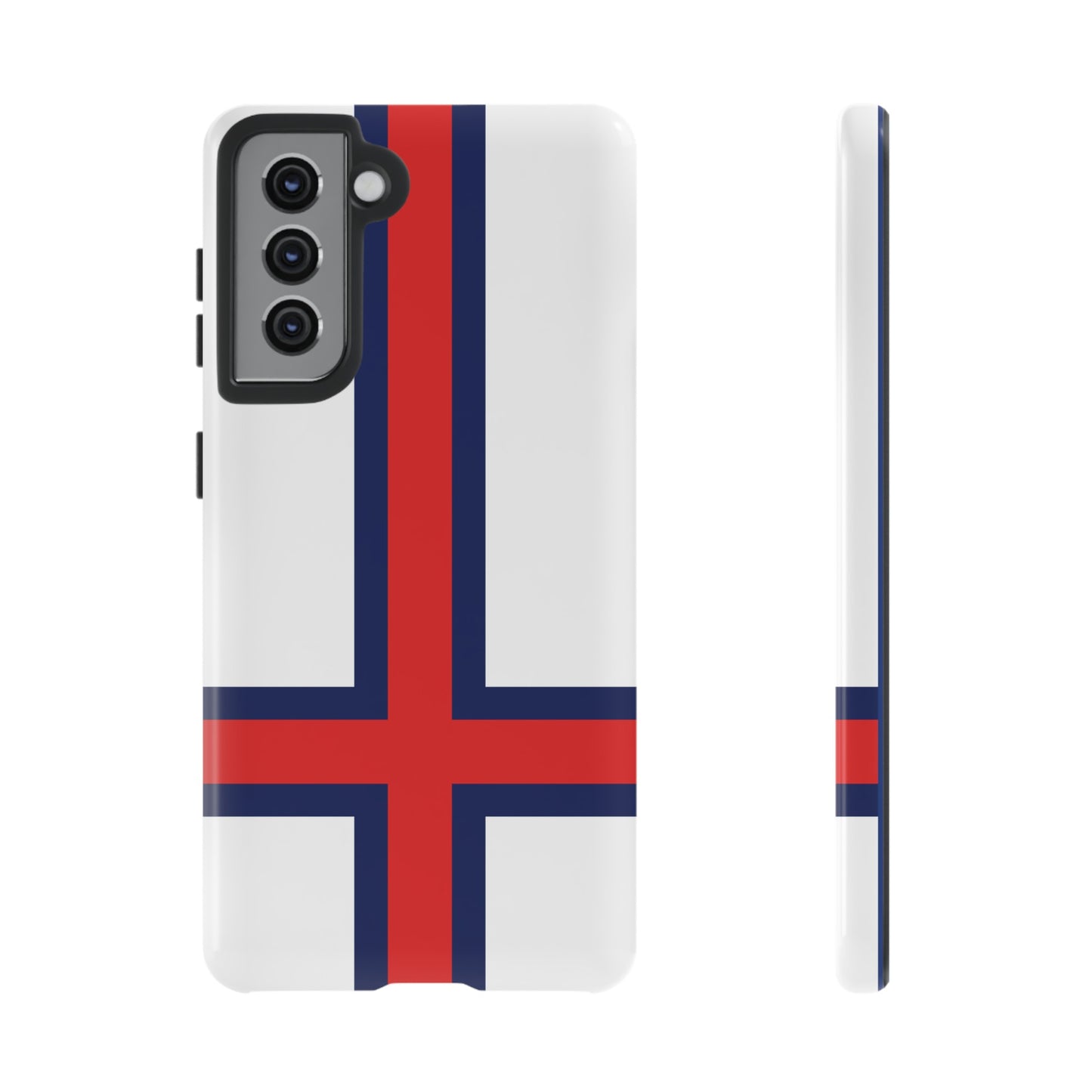 Faroe Island Denmark Flag Phone Case | iPhone 15 Plus/ Pro, 14, 13, 12| Google Pixel 7, Pro, 5| Samsung Galaxy S23 All Major Phone Models