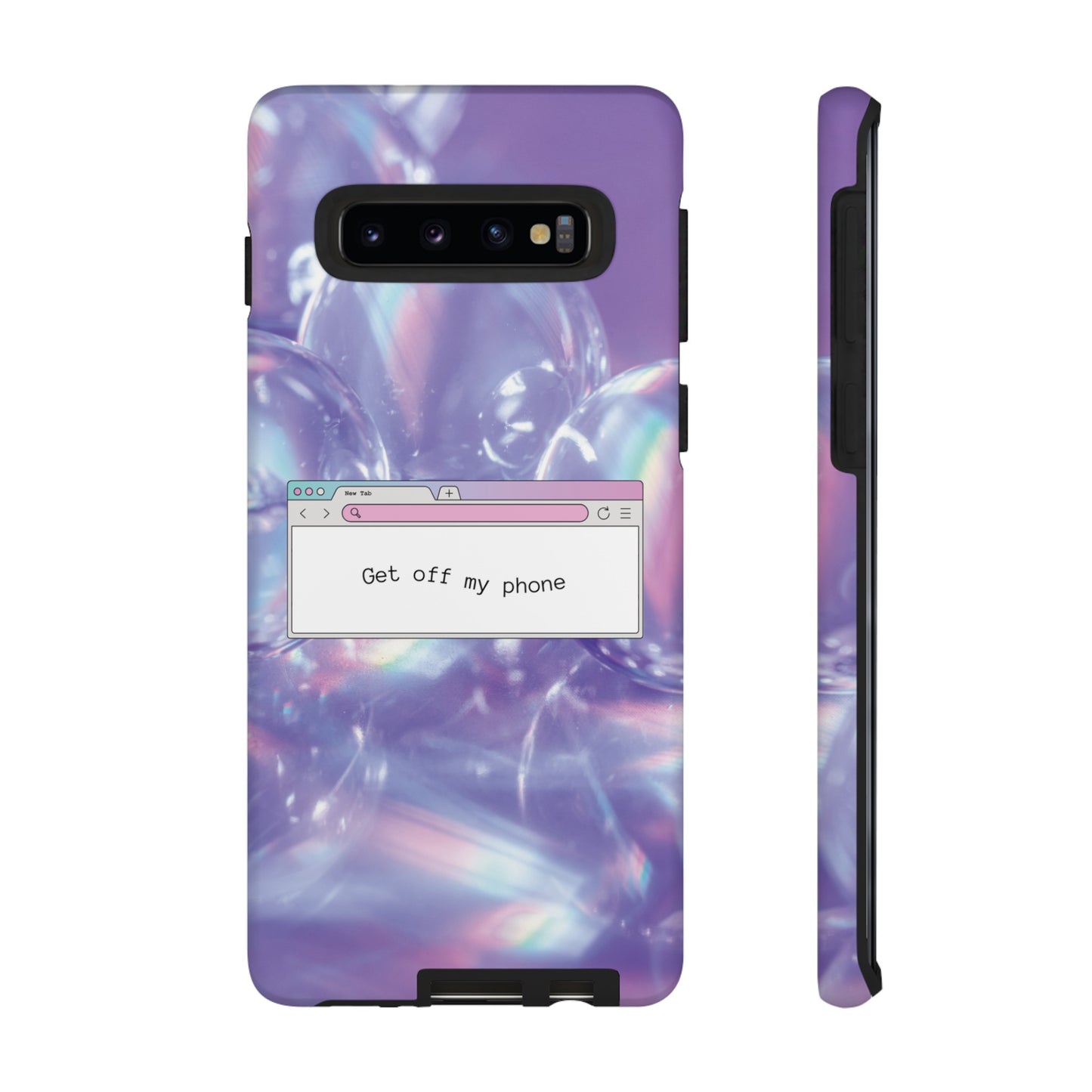 Get Off My Phone Wallpaper Phone Case | iPhone 15 Plus/ Pro, 14, 13, 12| Google Pixel 7, Pro, 5| Samsung Galaxy S23 All Major Phone Models