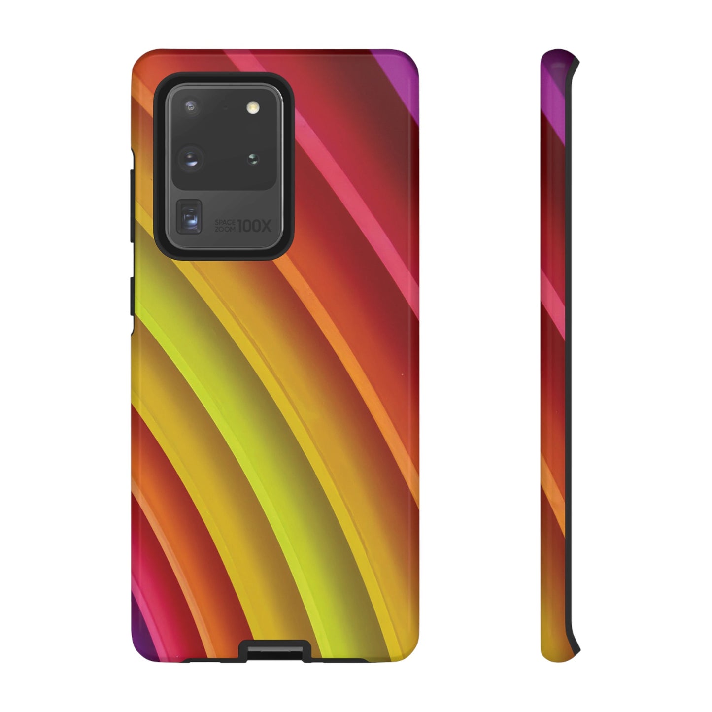 Curved Colourful Wallpaper Phone Case | iPhone 15 Plus/ Pro, 14, 13, 12| Google Pixel 7, Pro, 5| Samsung Galaxy S23 All Major Phone Models